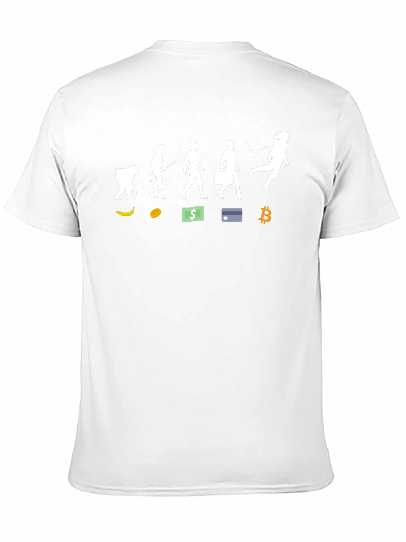 Evolution to Bitcoin T-Shirt
