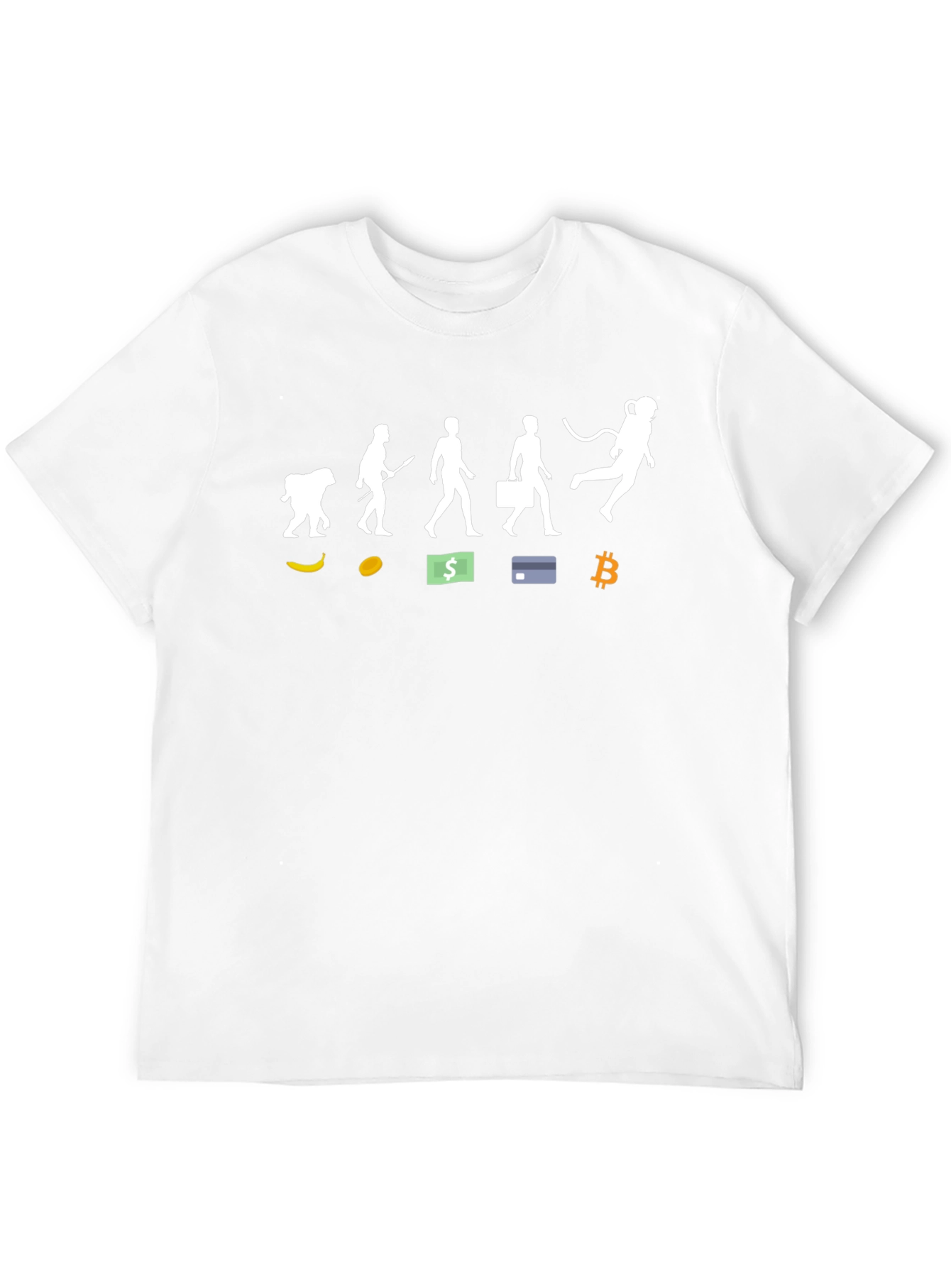 Evolution to Bitcoin T-Shirt