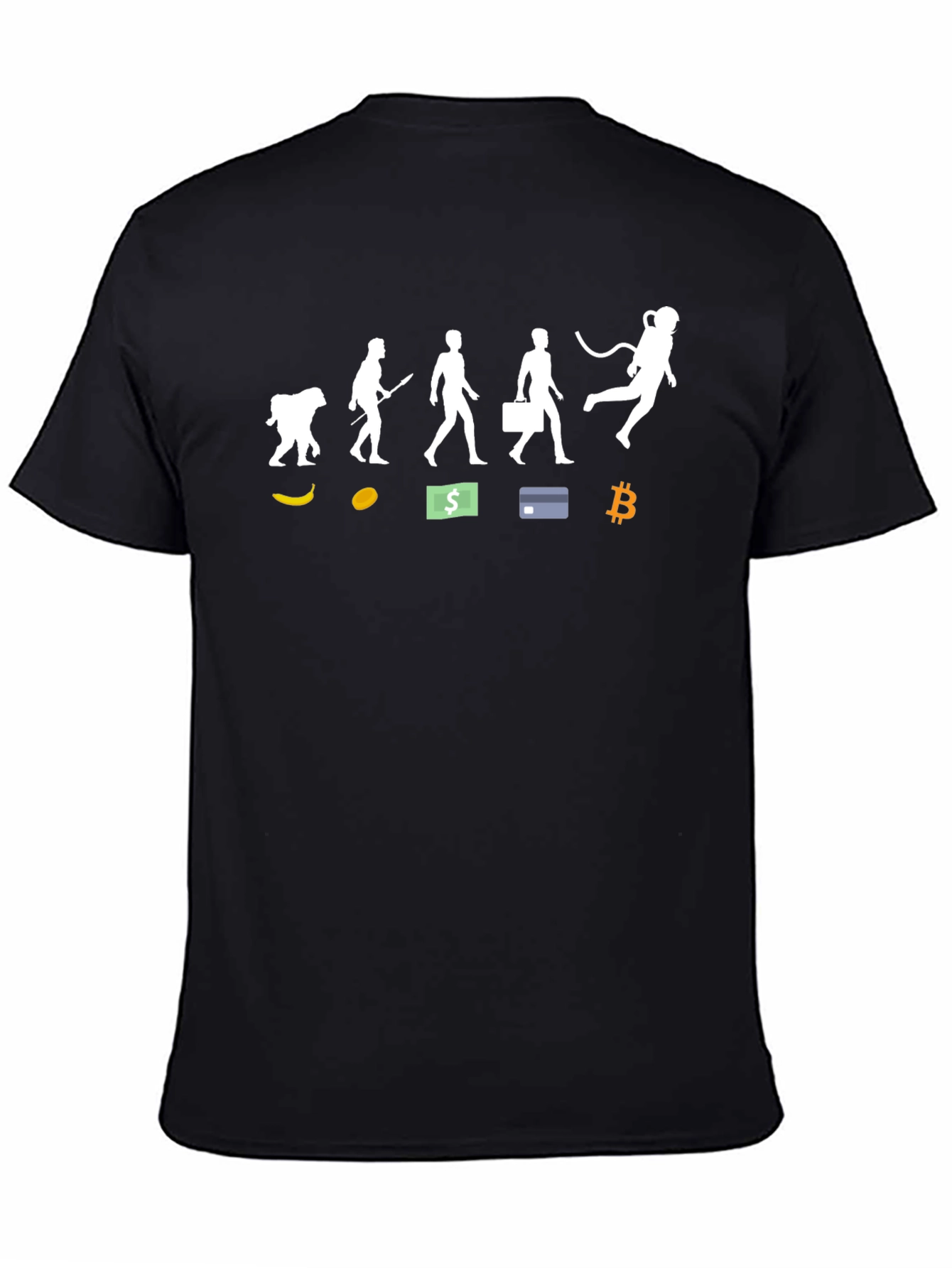 Evolution to Bitcoin T-Shirt