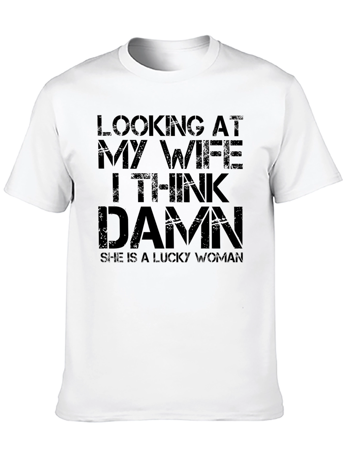 Funny Lucky Woman Graphic T-Shirt