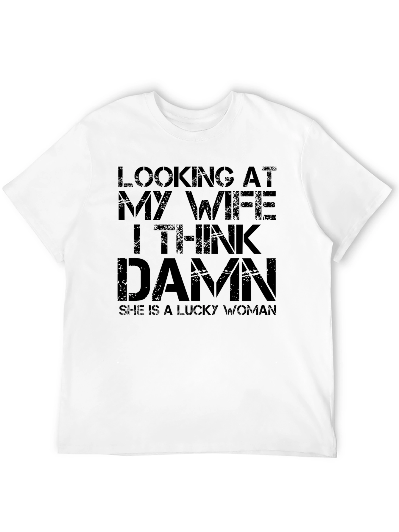 Funny Lucky Woman Graphic T-Shirt