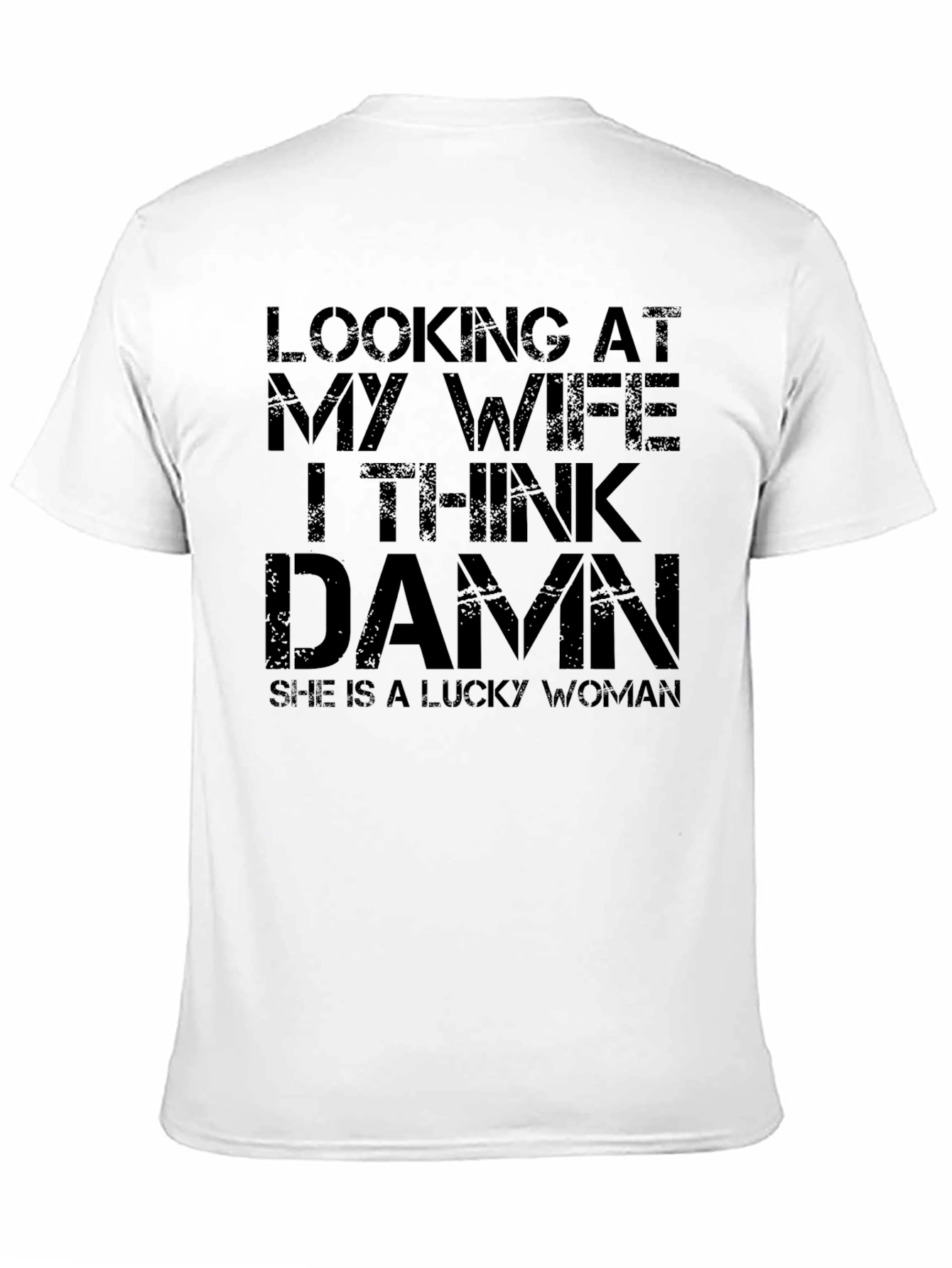 Funny Lucky Woman Graphic T-Shirt