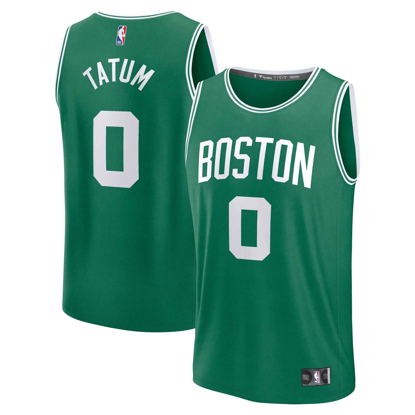 Youth Boston Celtics Jayson Tatum Fanatics Kelly Green Fast Break Replica Player Jersey - Icon Edition