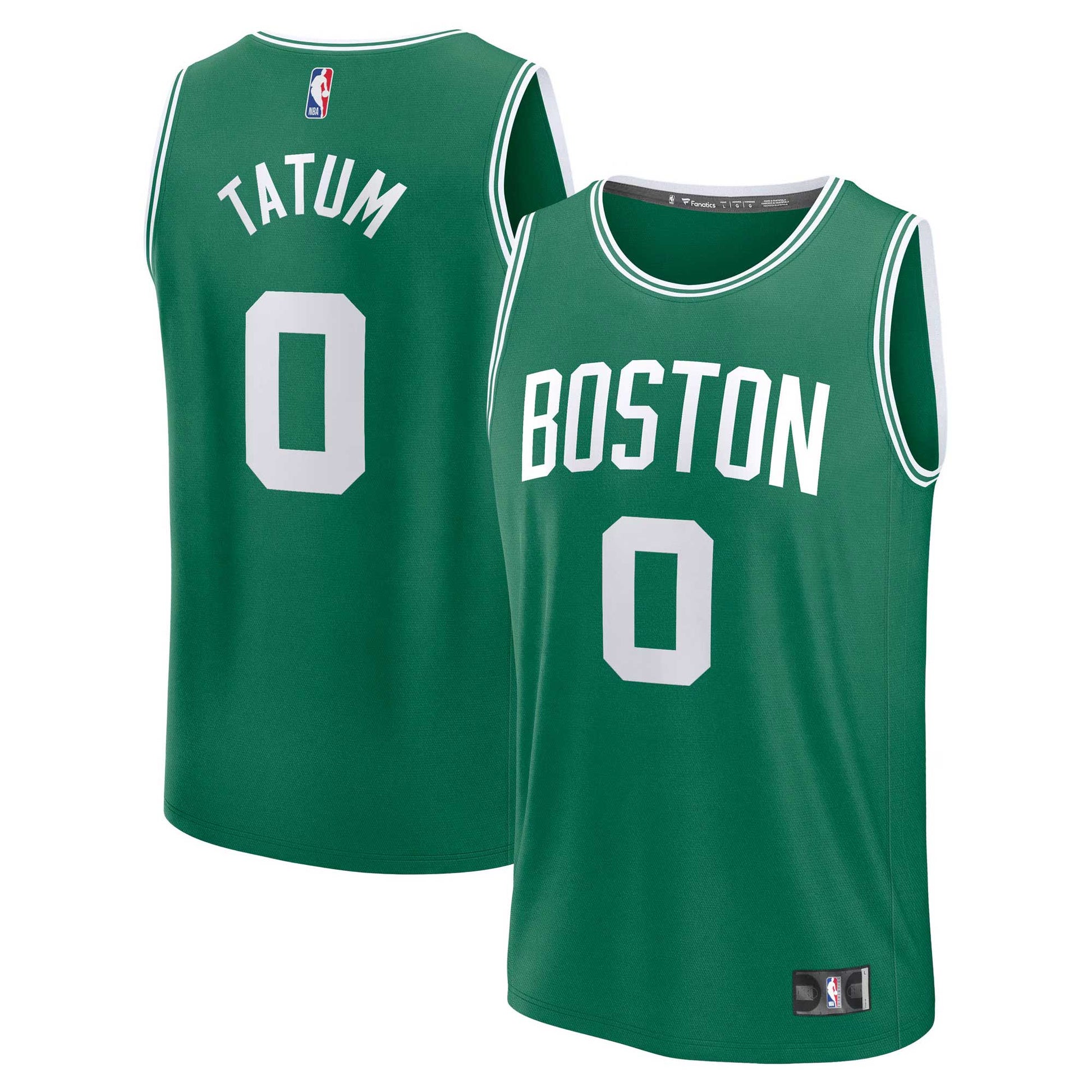 Youth Boston Celtics Jayson Tatum Fanatics Kelly Green Fast Break Replica Player Jersey - Icon Edition