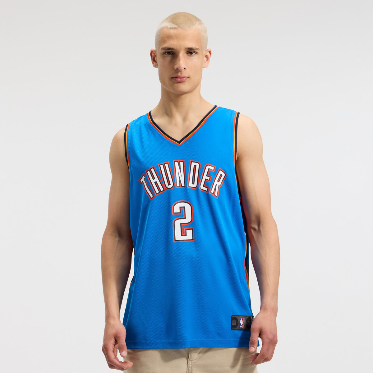 Men's Oklahoma City Thunder Shai Gilgeous-Alexander Fanatics Blue Fast Break Replica Player Jersey - Icon Edition