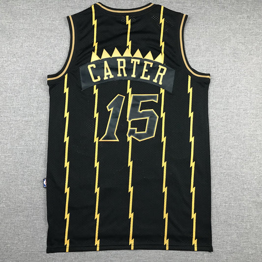 Men's Toronto Raptors Vince Carter 1998-99 Black Hardwood Classics Swingman Jerseys