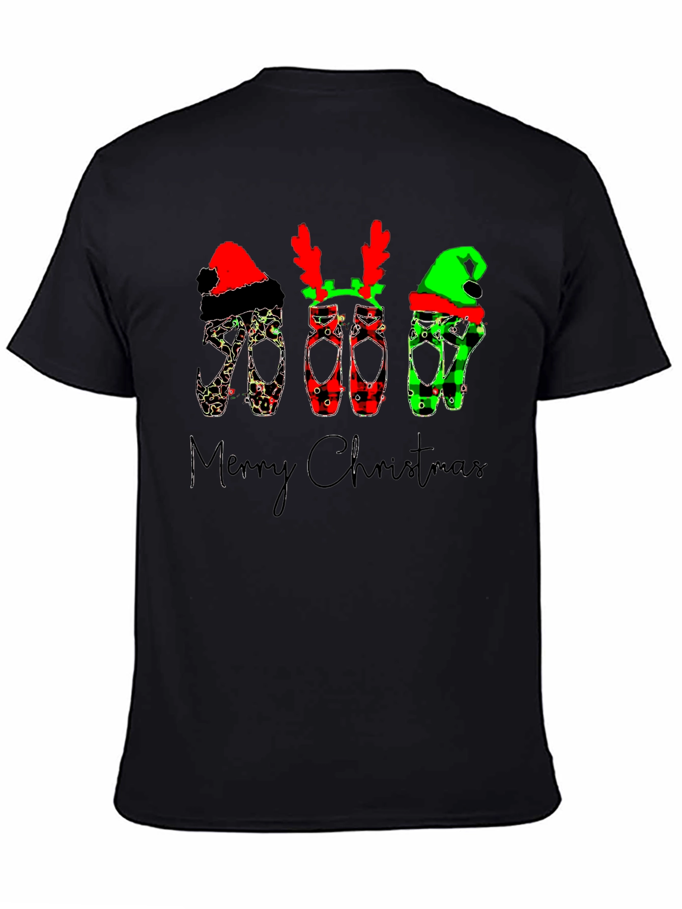 Christmas Ballet Pointe Shoes T-Shirt