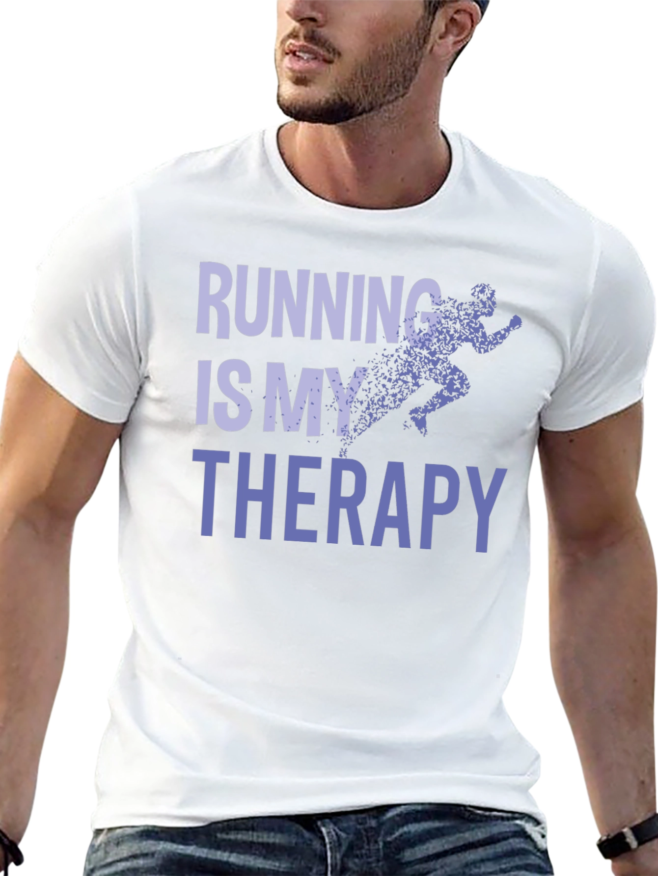 Running Is My Therapy T-Shirt