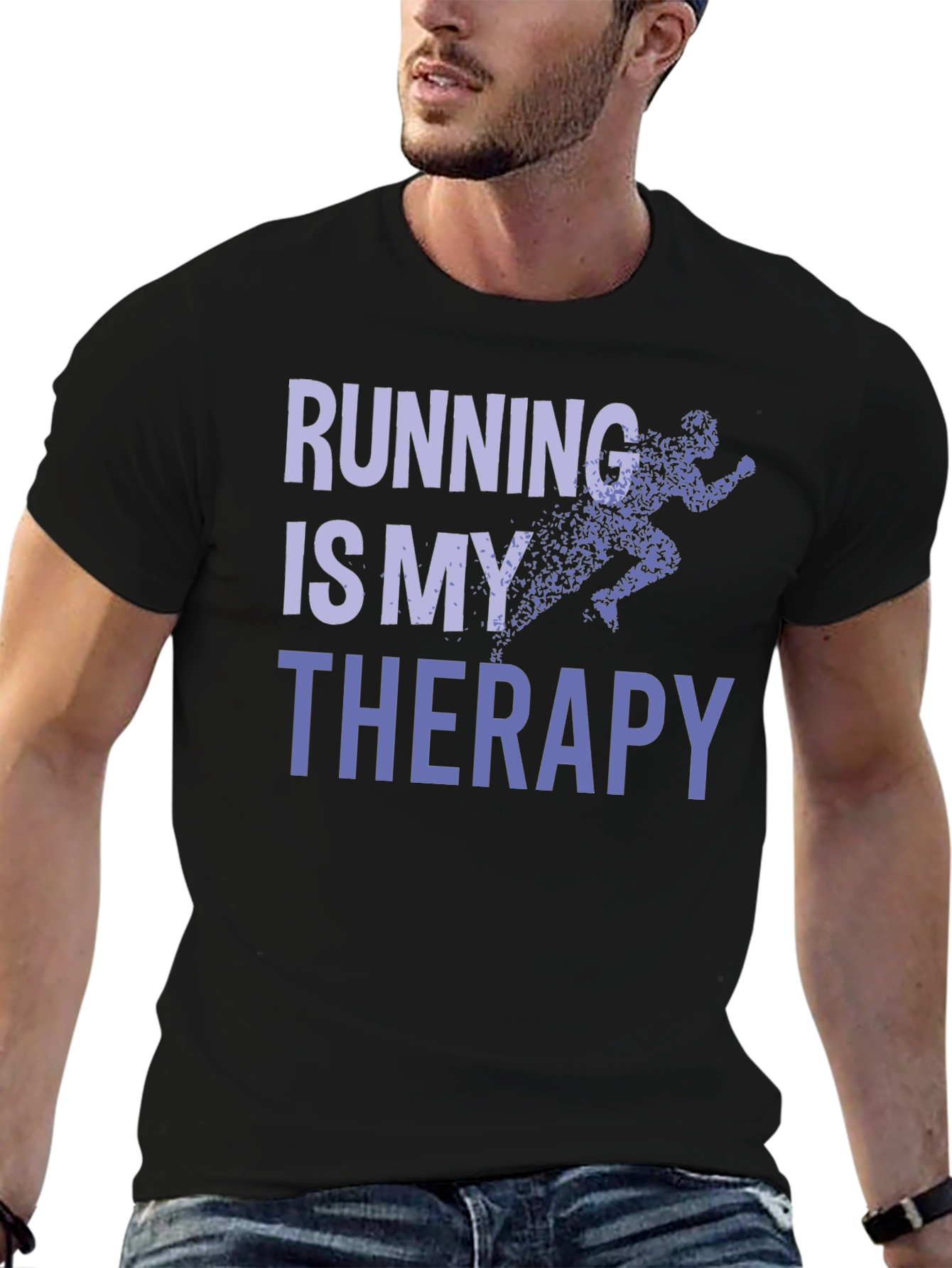 Running Is My Therapy T-Shirt