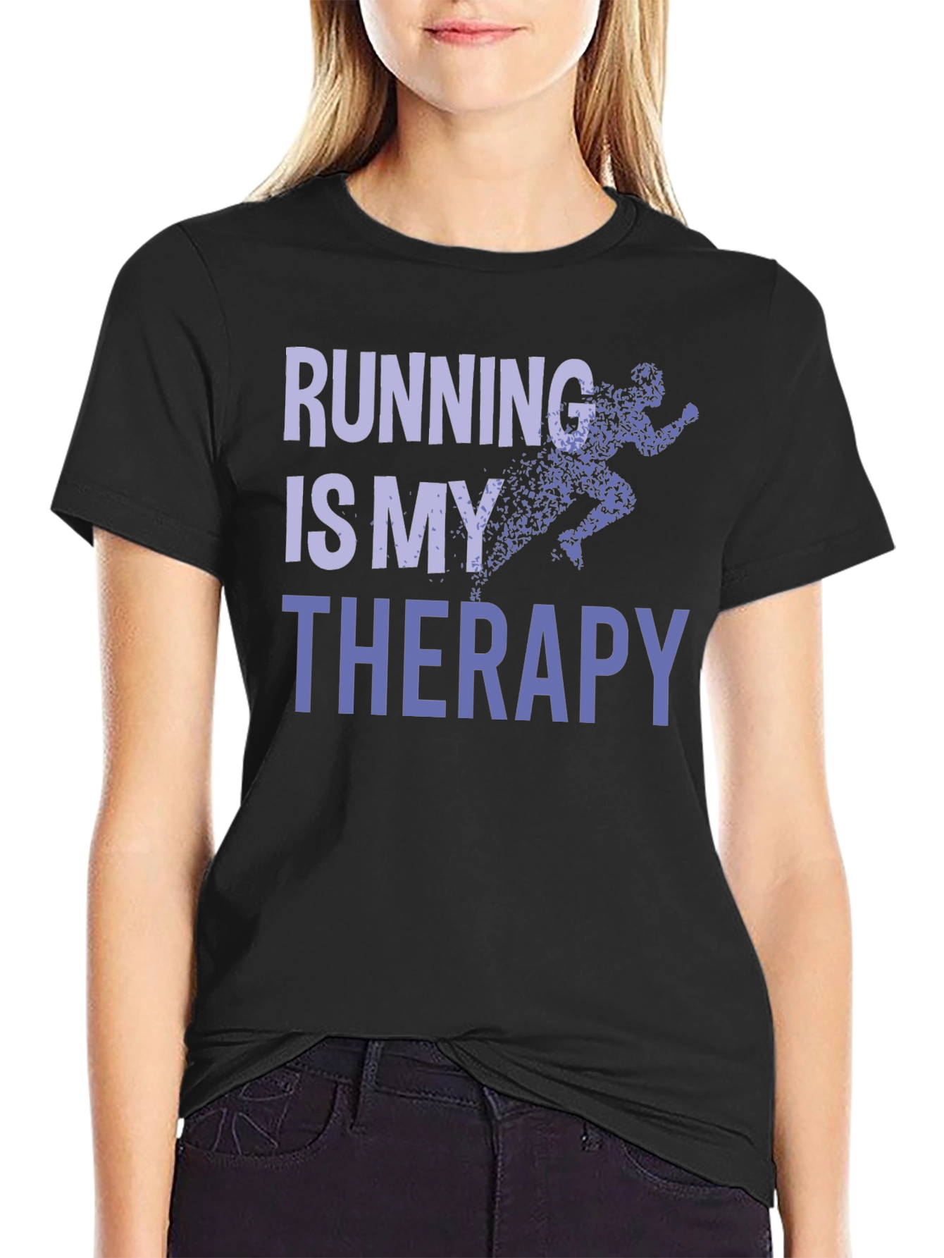 Running Is My Therapy T-Shirt