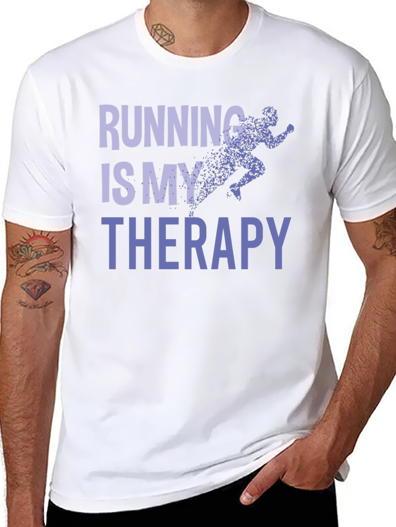 Running Is My Therapy T-Shirt