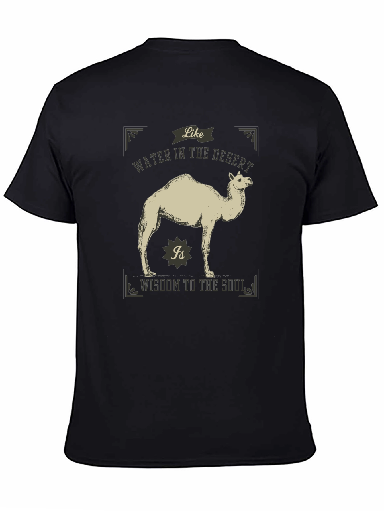 Desert Camel T-Shirt - Wisdom for the Soul