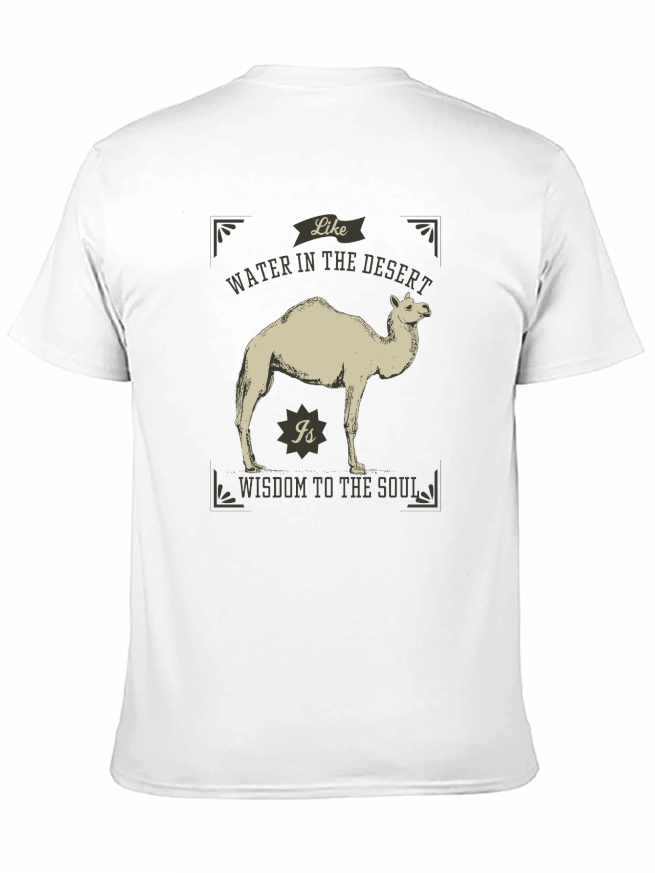 Desert Camel T-Shirt - Wisdom for the Soul