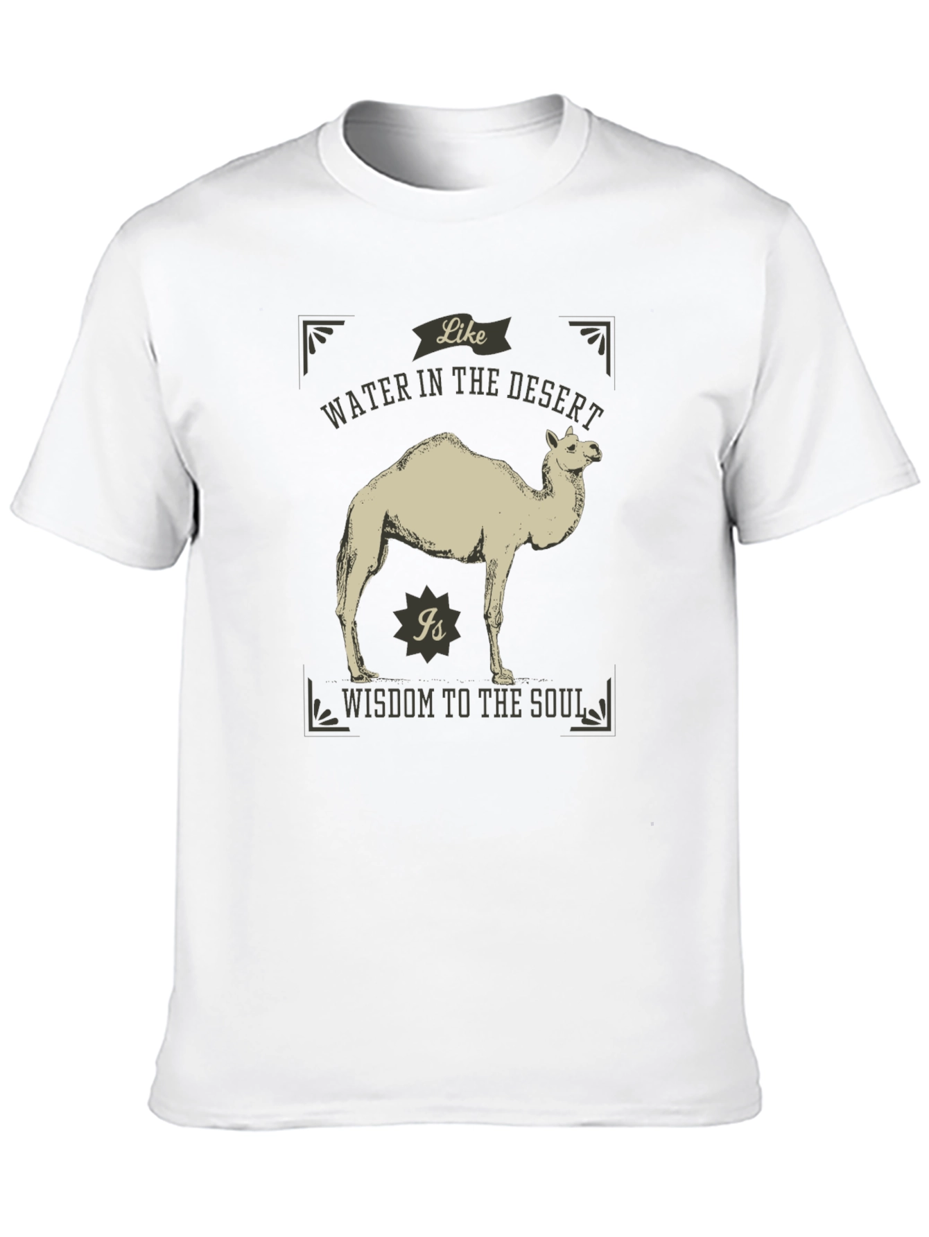 Desert Camel T-Shirt - Wisdom for the Soul