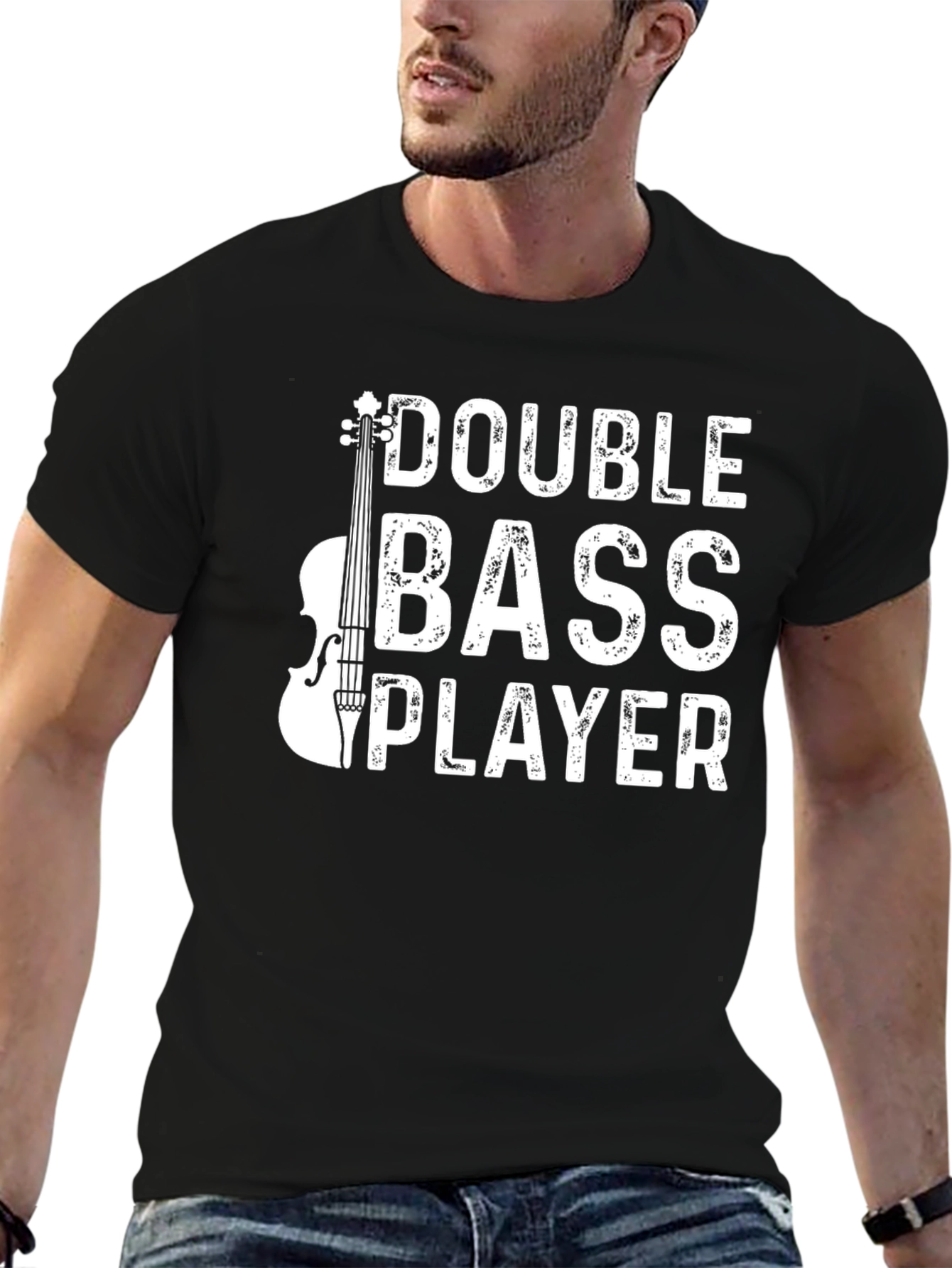 Double Bass Player Graphic T-Shirt