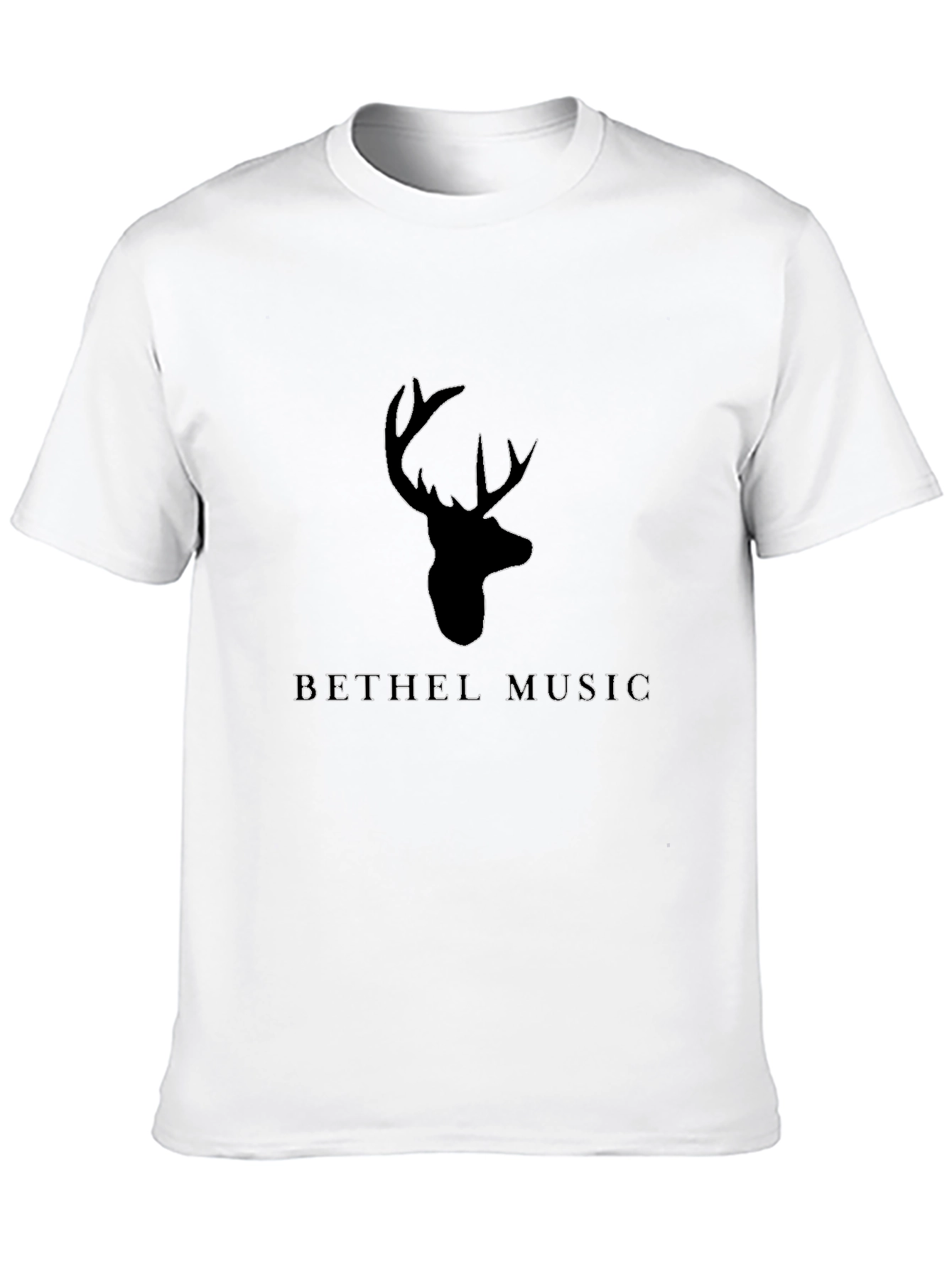 Mens Black Bethel Music Deer Graphic Tee