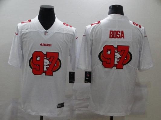 Men's San Francisco 49ers #97 Nick Bosa White Game Player Jerseys