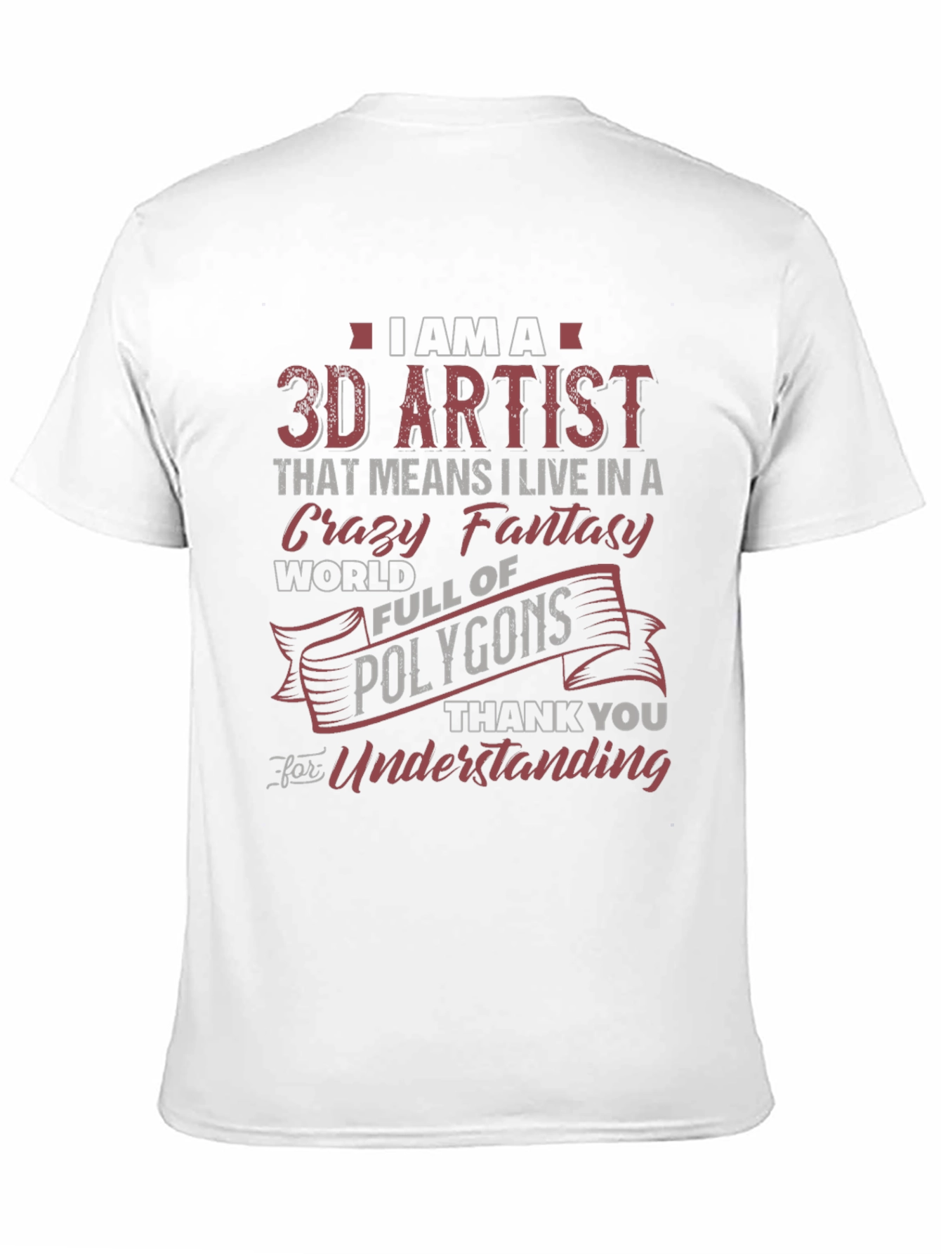 3D Artist Crazy Fantasy World T-Shirt