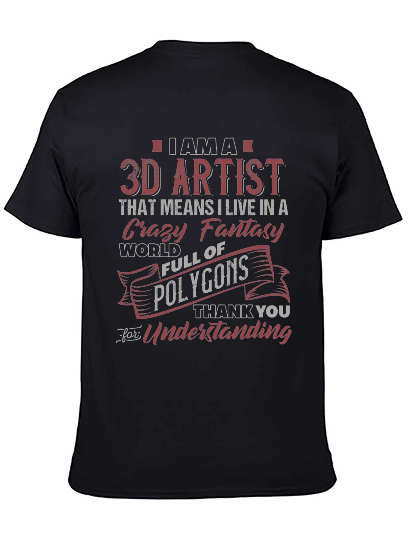 3D Artist Crazy Fantasy World T-Shirt
