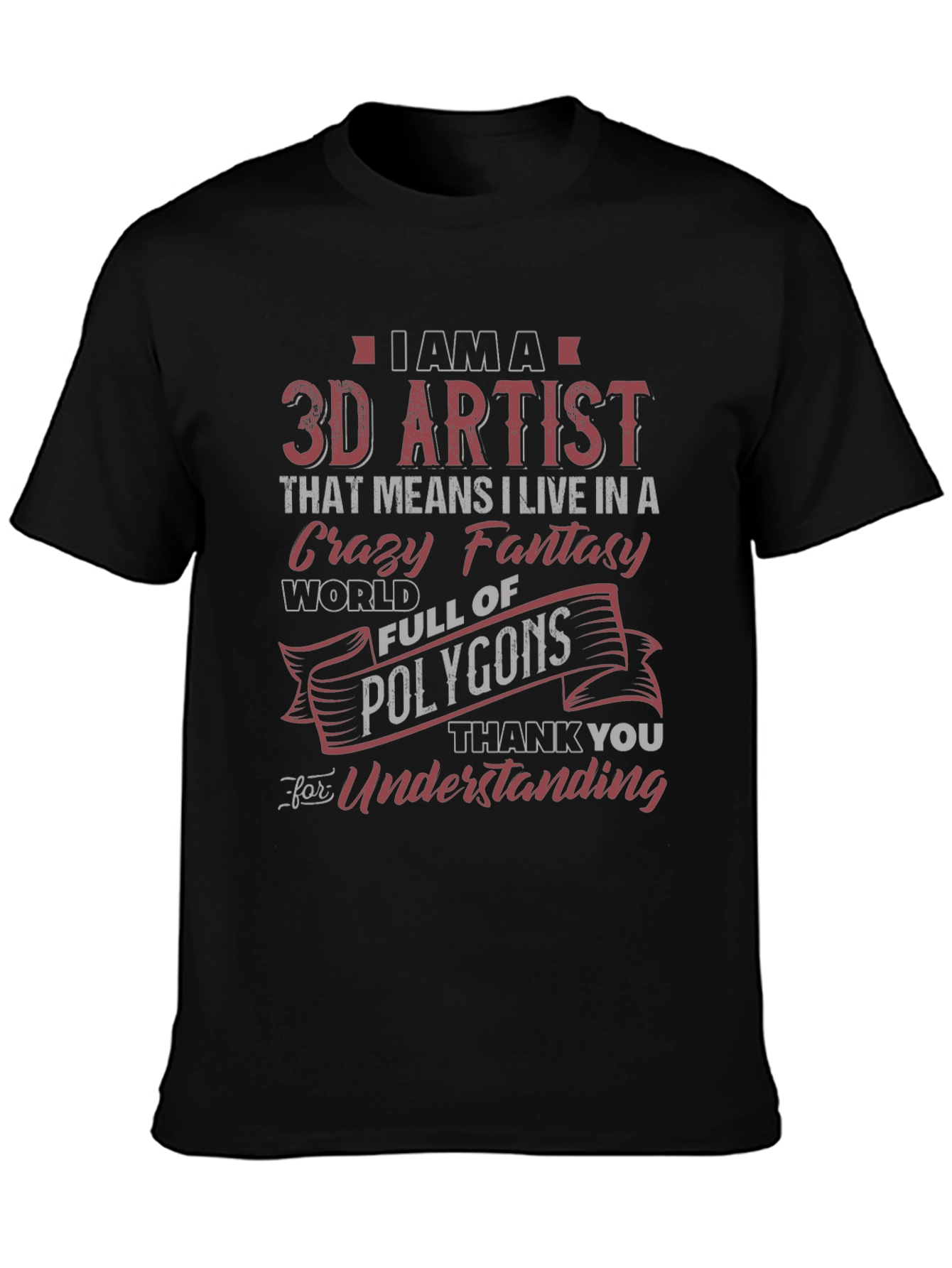 3D Artist Crazy Fantasy World T-Shirt