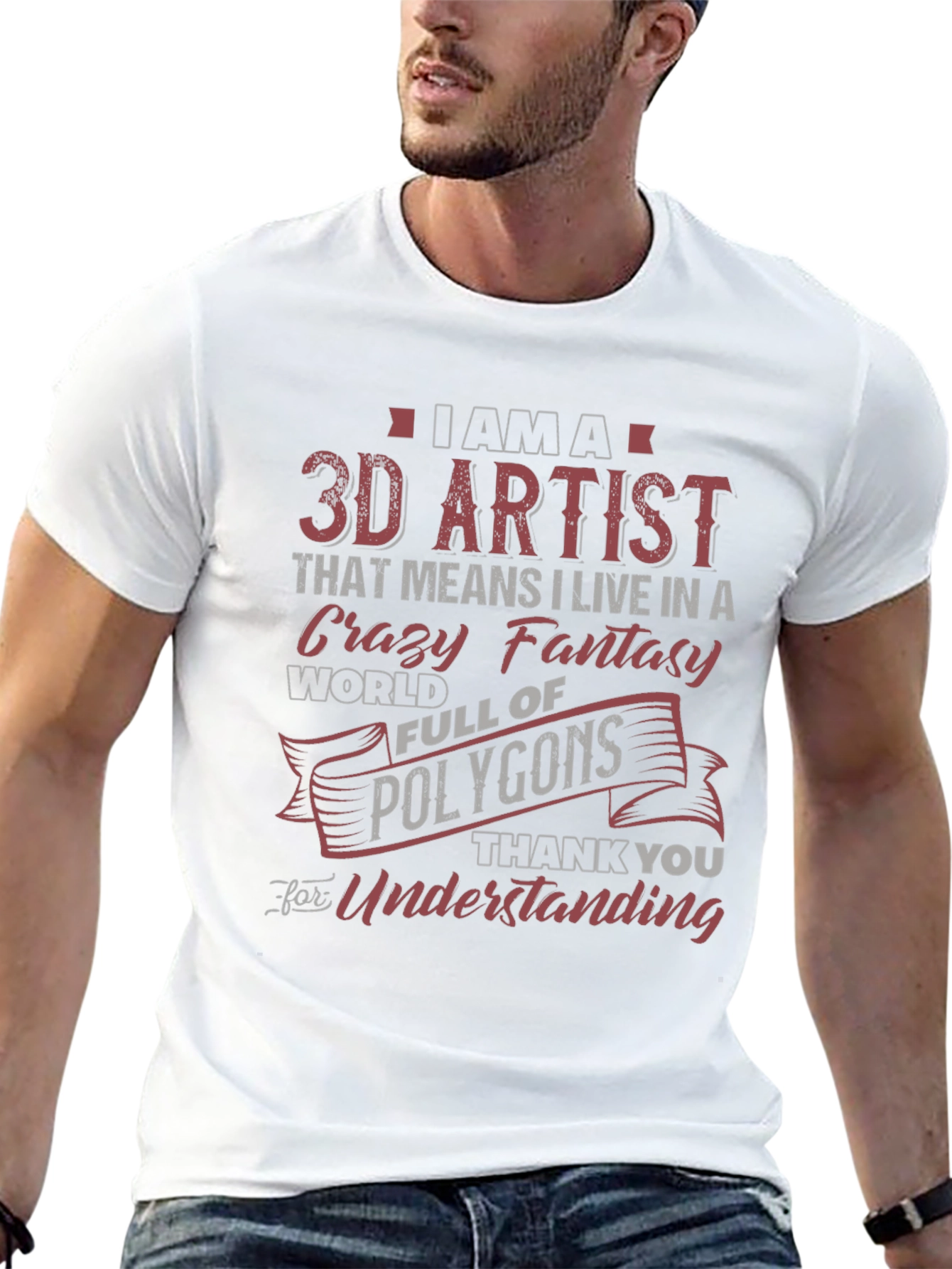 3D Artist Crazy Fantasy World T-Shirt