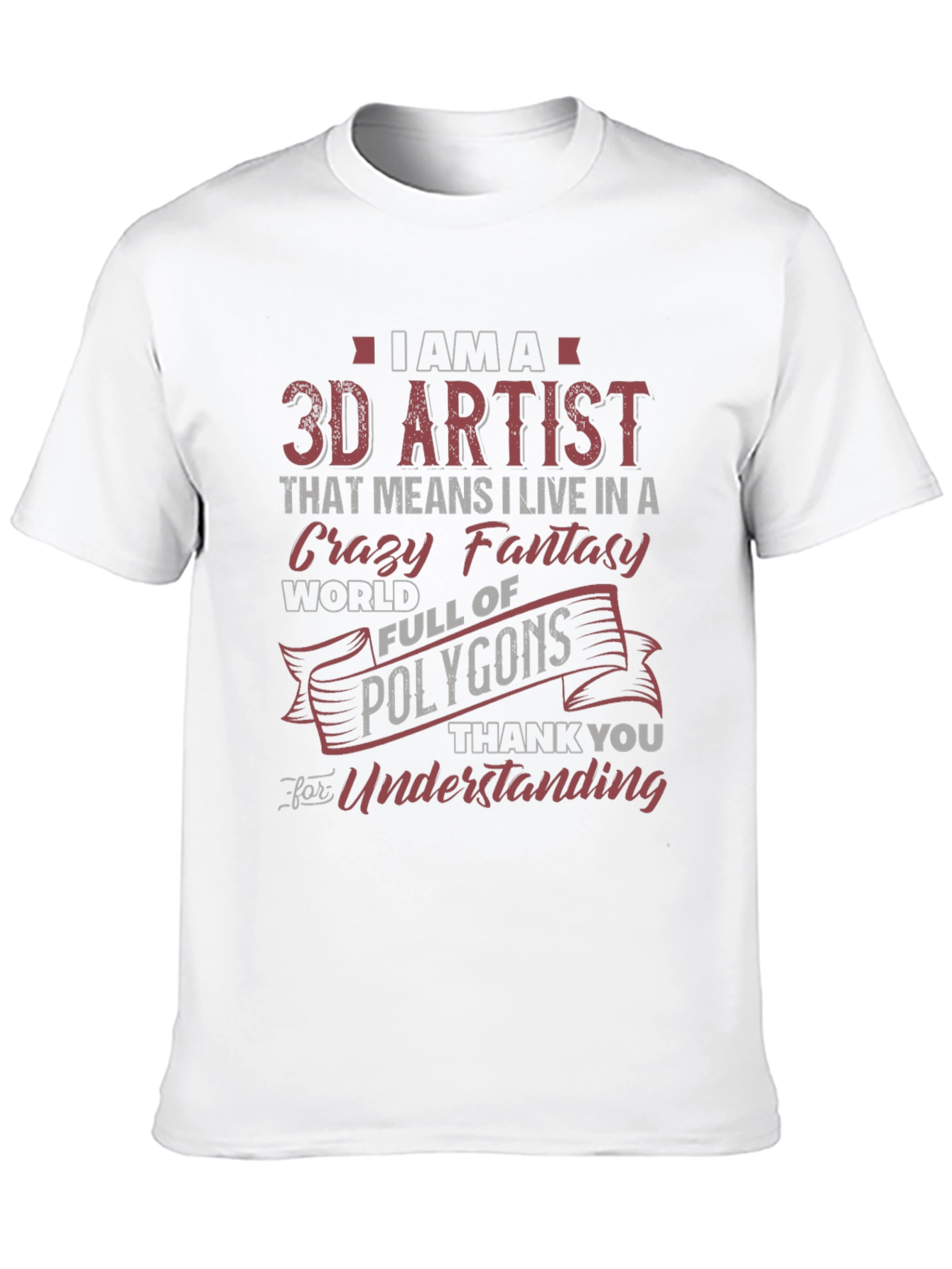 3D Artist Crazy Fantasy World T-Shirt