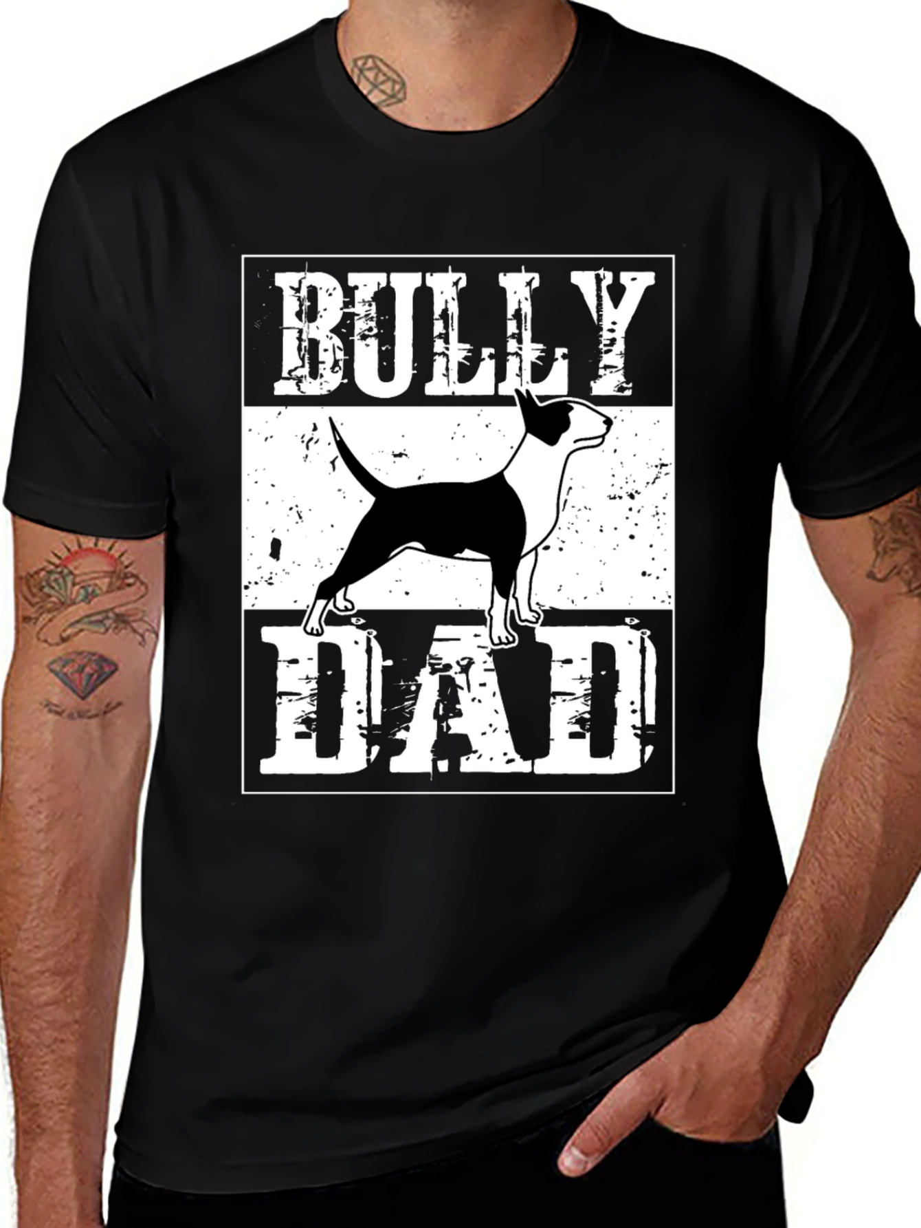 Bully Dad Graphic T-Shirt - Black
