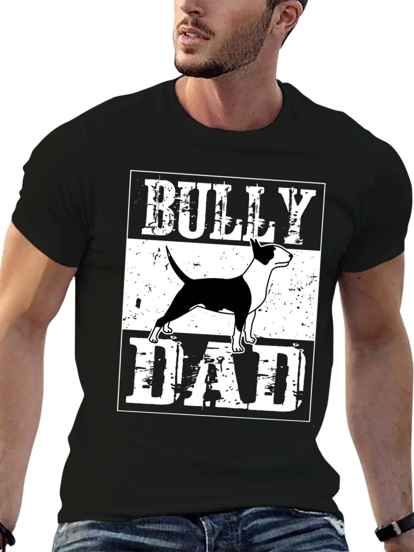Bully Dad Graphic T-Shirt - Black