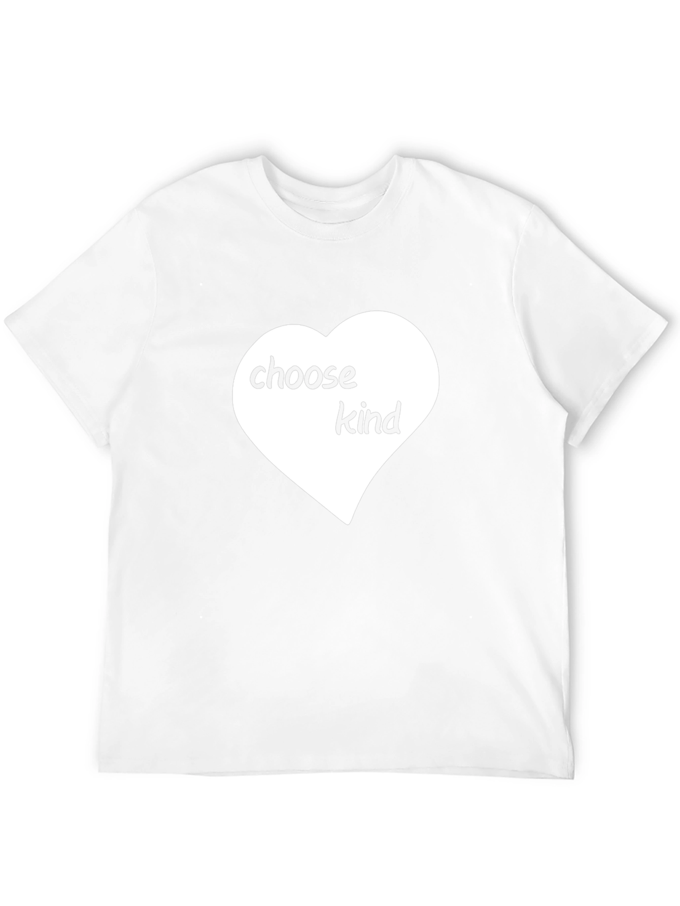 Choose Kind Heart Graphic Black T-Shirt