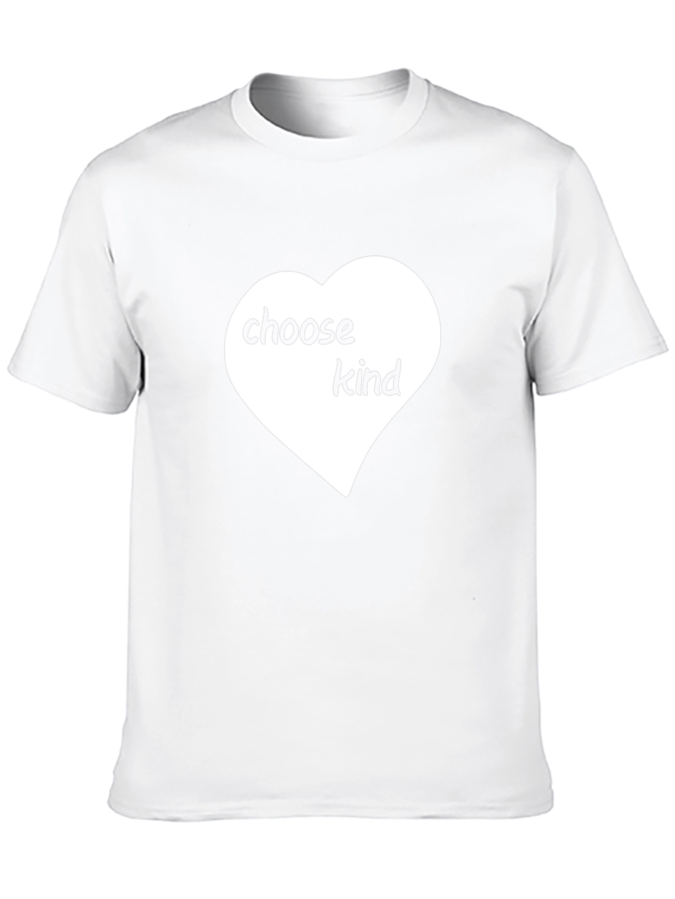 Choose Kind Heart Graphic Black T-Shirt