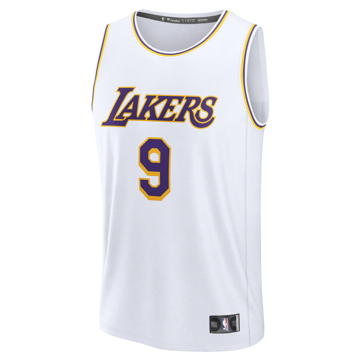 Men's Los Angeles Lakers Bronny James Fanatics White Fast Break Replica Player Jersey - Association Edition