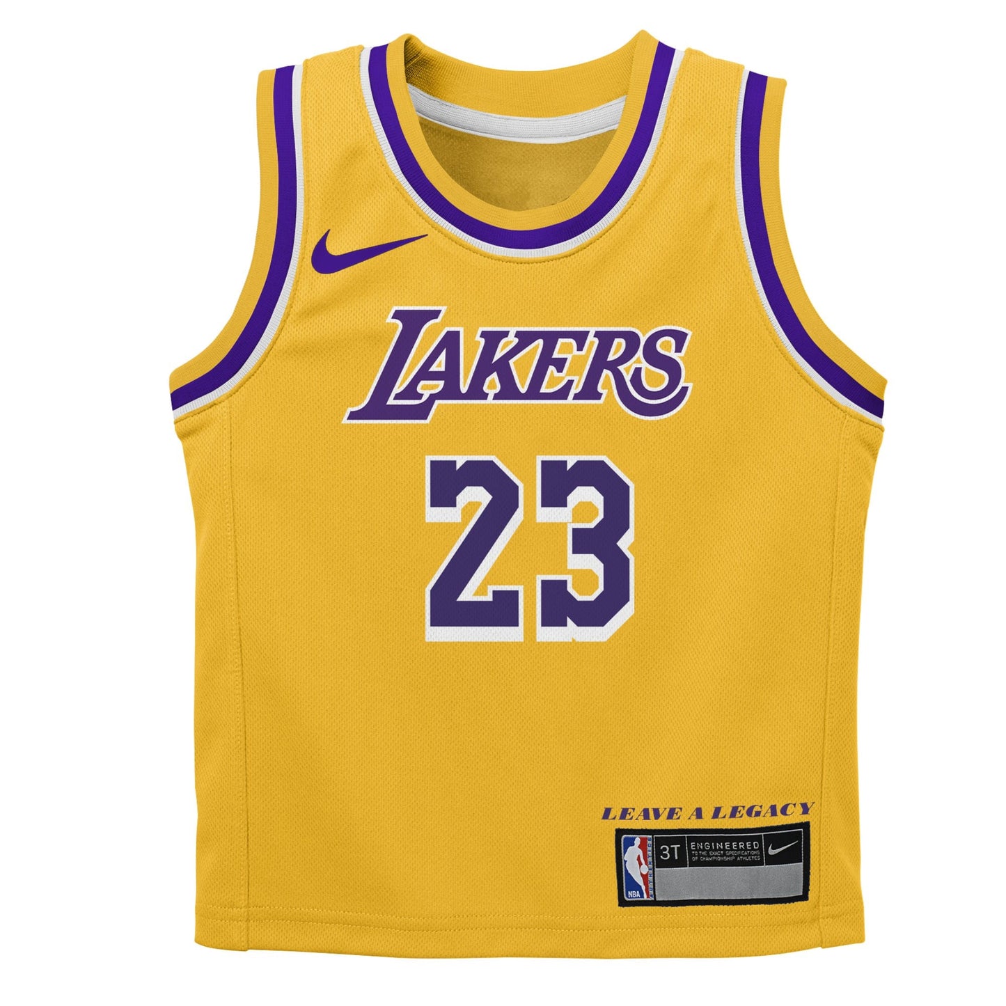 Toddler Los Angeles Lakers LeBron James Nike Gold Swingman Player Jersey - Icon Edition