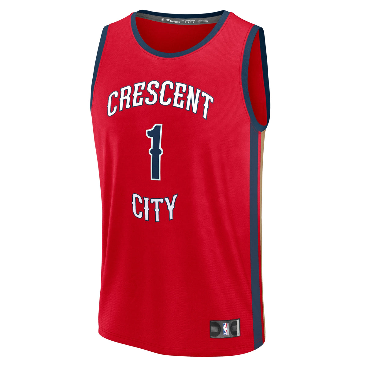 Men's New Orleans Pelicans Zion Williamson Fanatics Red Fast Break Replica Jersey - Statement Edition