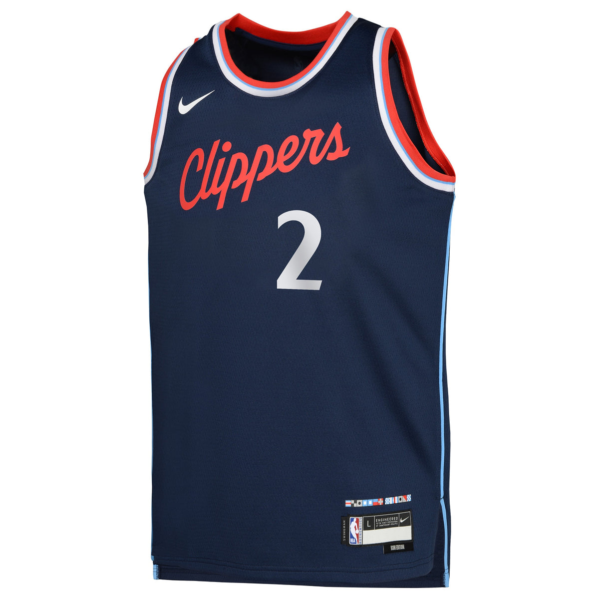 Youth LA Clippers Kawhi Leonard Nike Royal Swingman Jersey - Icon Edition
