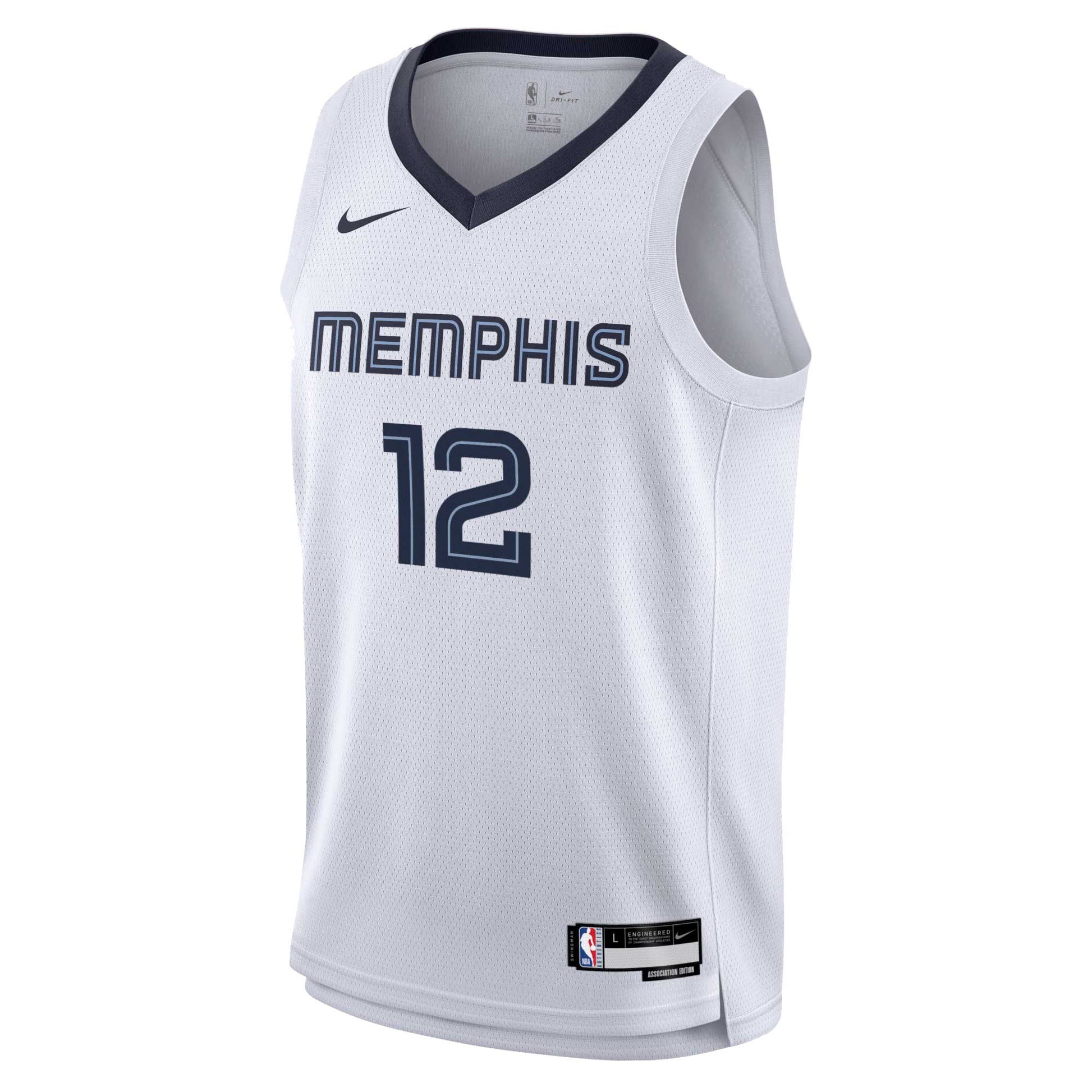 Youth Memphis Grizzlies Ja Morant Nike White Swingman Jersey - Association Edition
