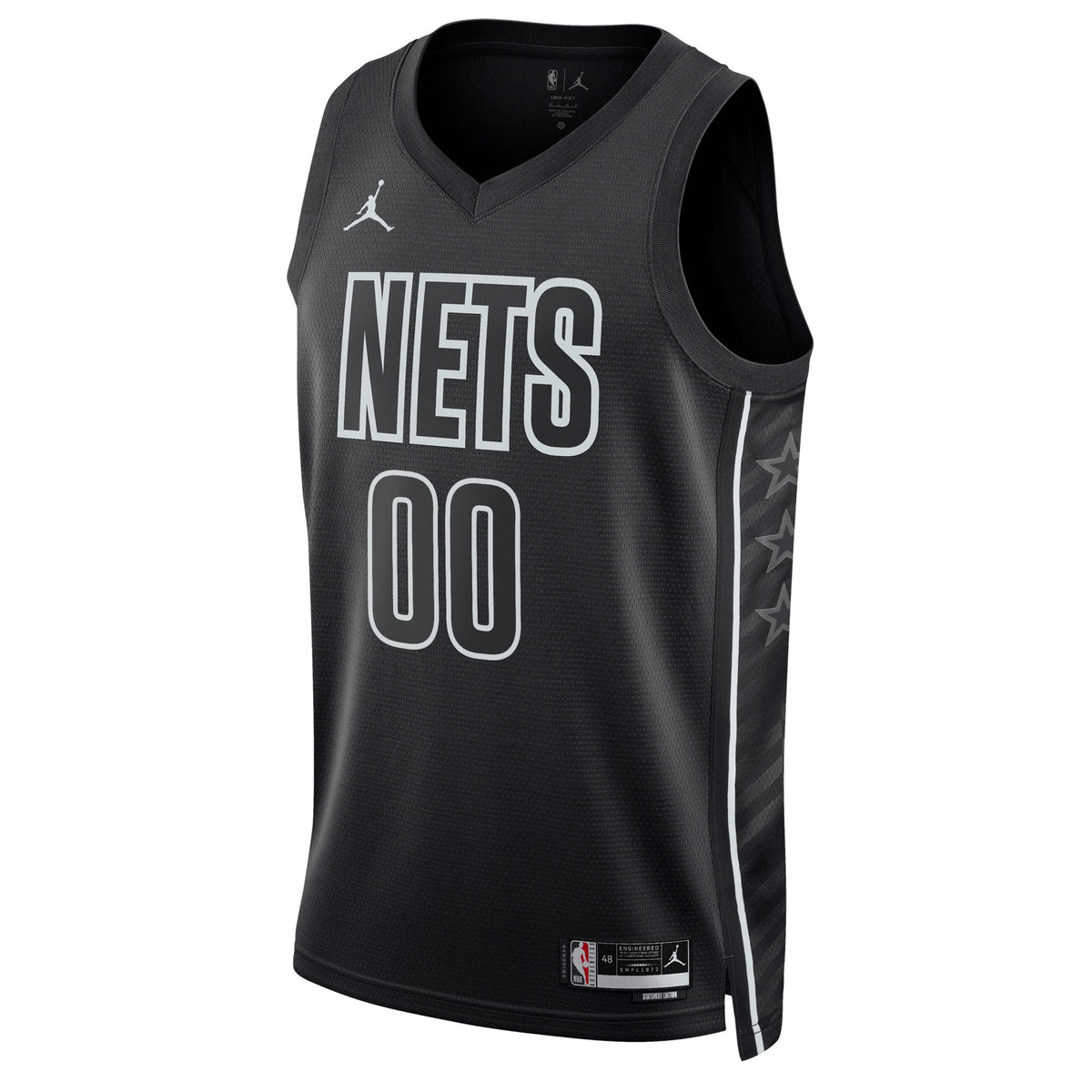 Unisex Brooklyn Nets Jordan Brand Black 2022/23 Swingman Custom Jersey - Statement Edition