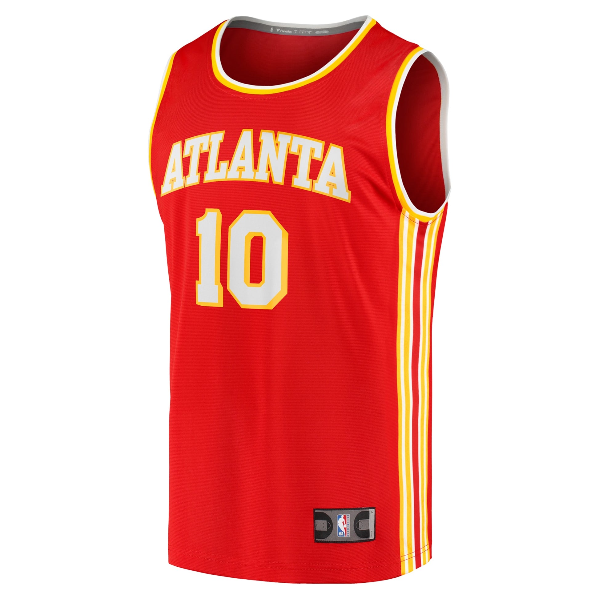 Men's Atlanta Hawks Zaccharie Risacher Fanatics Red 2024 NBA Draft Fast Break Player Jersey - Icon Edition