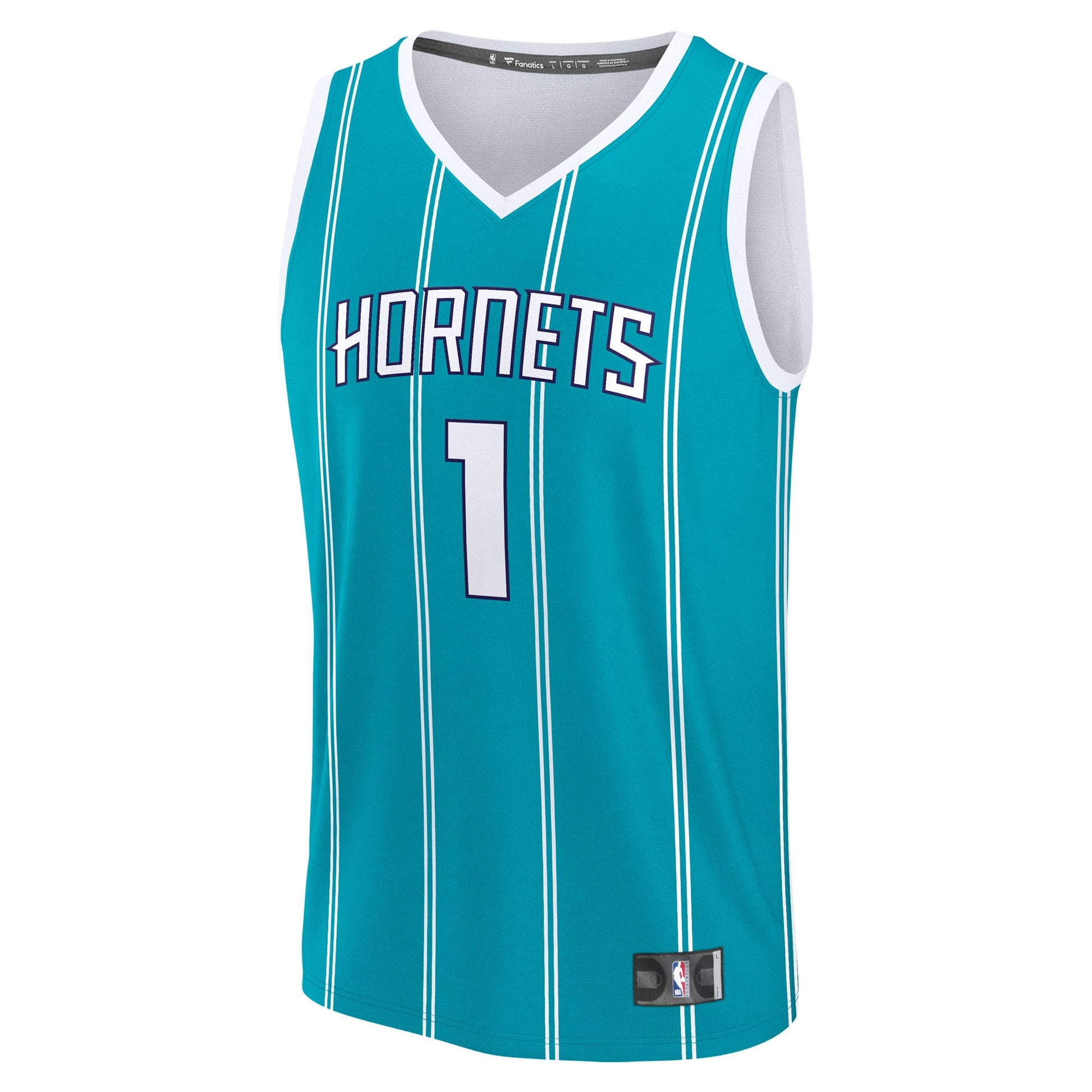 Men's Charlotte Hornets LaMelo Ball Fanatics Teal Fast Break Replica Player Jersey - Icon Edition