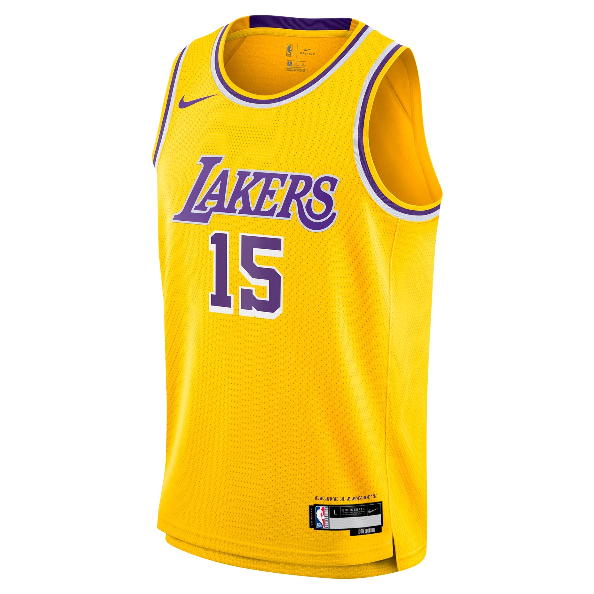 Youth Los Angeles Lakers Austin Reaves Nike Gold Swingman Jersey - Icon Edition