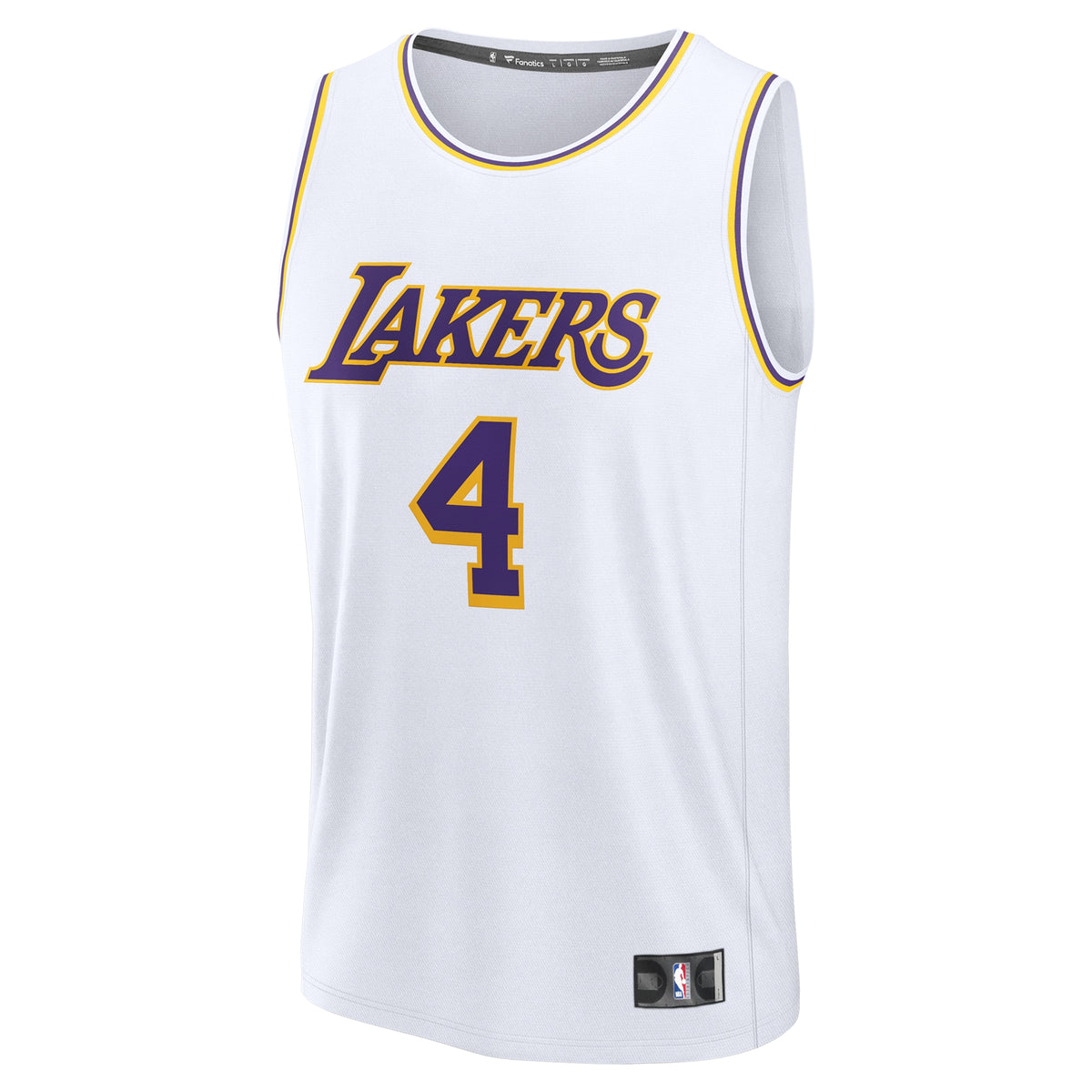 Men's Los Angeles Lakers Dalton Knecht Fanatics White Fast Break Replica Player Jersey - Association Edition