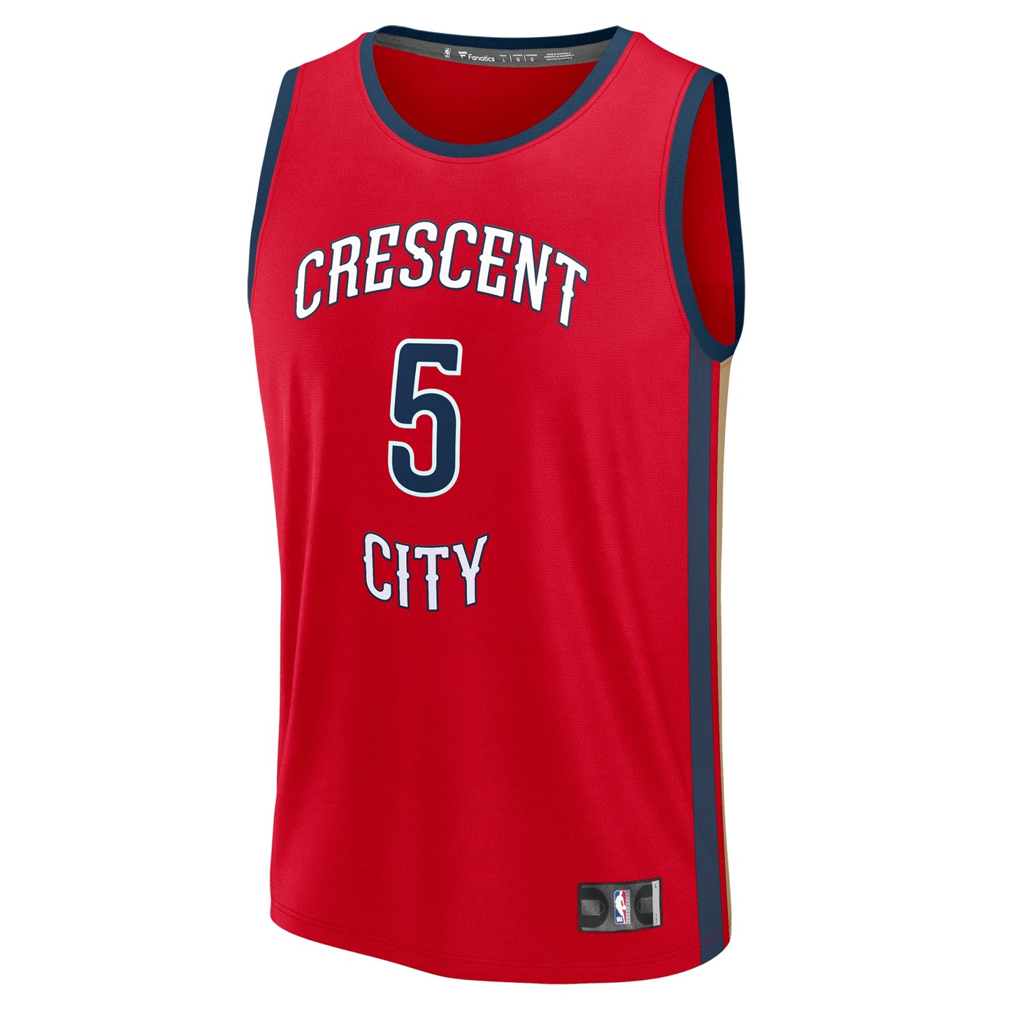 Men's New Orleans Pelicans Dejounte Murray Fanatics Red Fast Break Replica Player Jersey - Statement Edition
