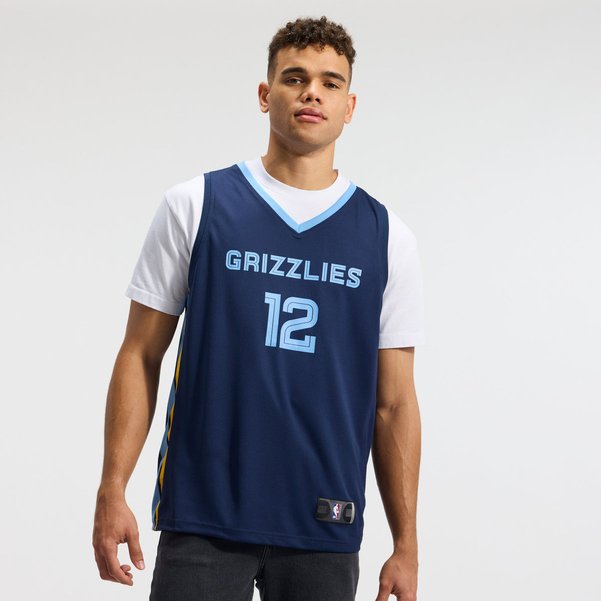 Men's Memphis Grizzlies Ja Morant Fanatics Navy Fast Break Replica Player Jersey - Icon Edition