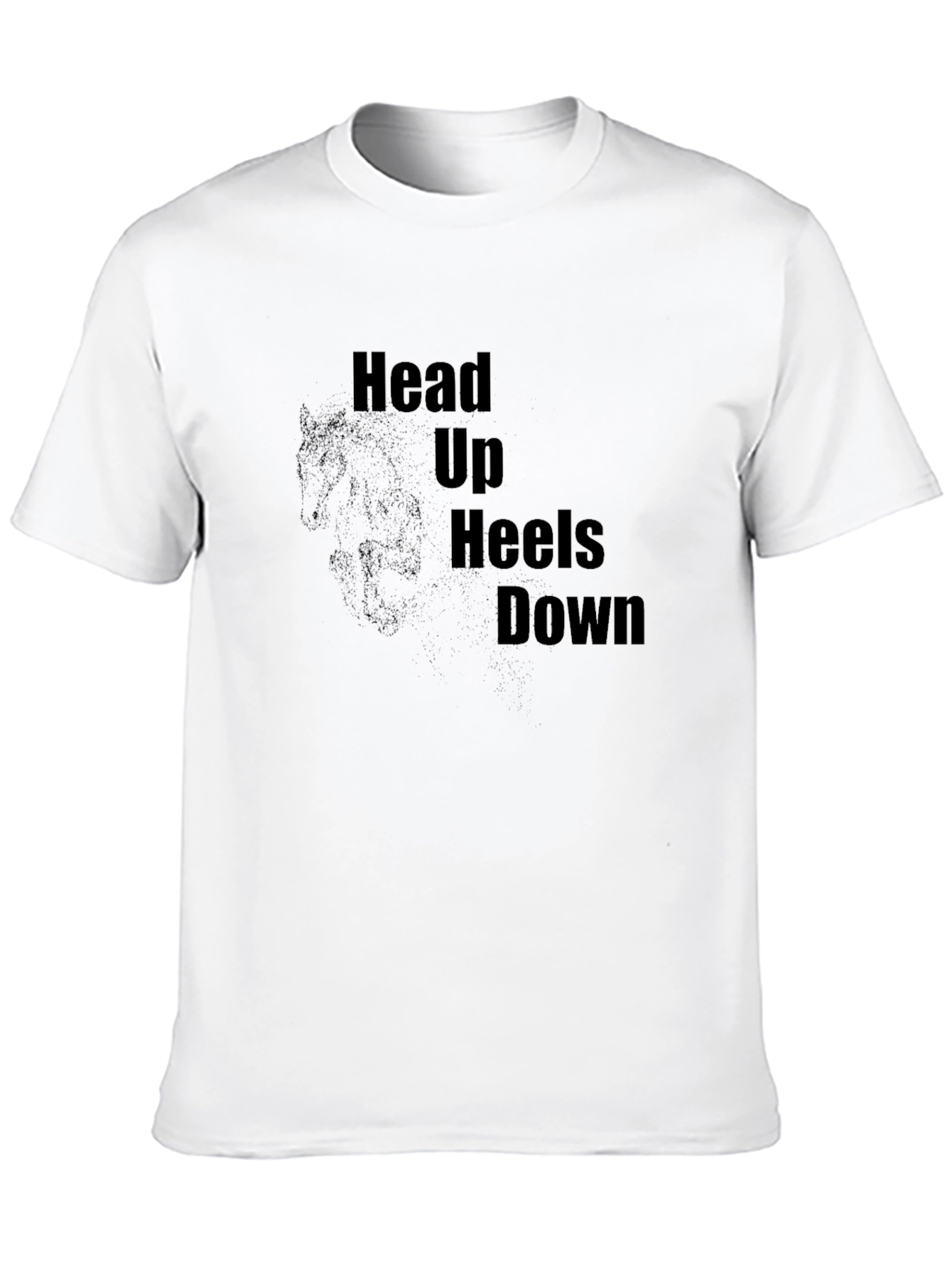 Equestrian T-Shirt - Head Up Heels Down