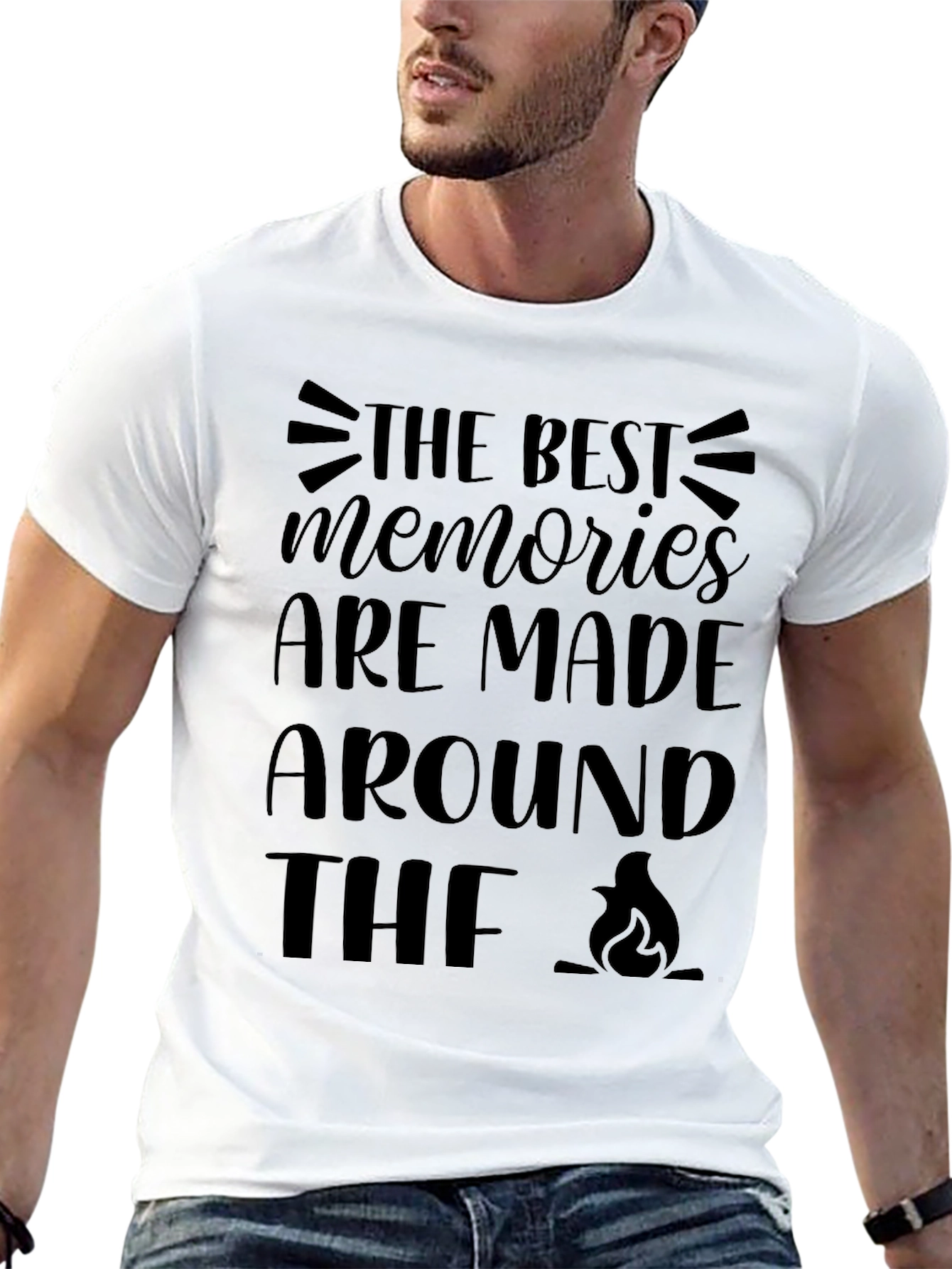 Campfire Memories Black Graphic Tee