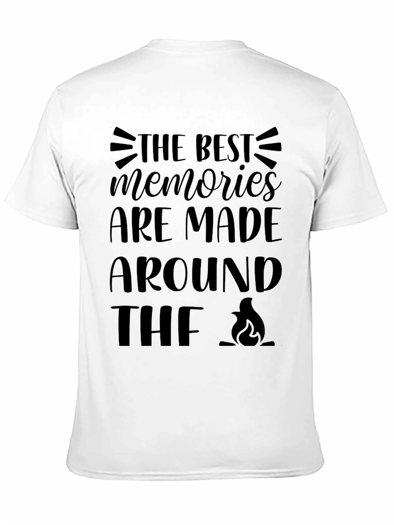 Campfire Memories Black Graphic Tee