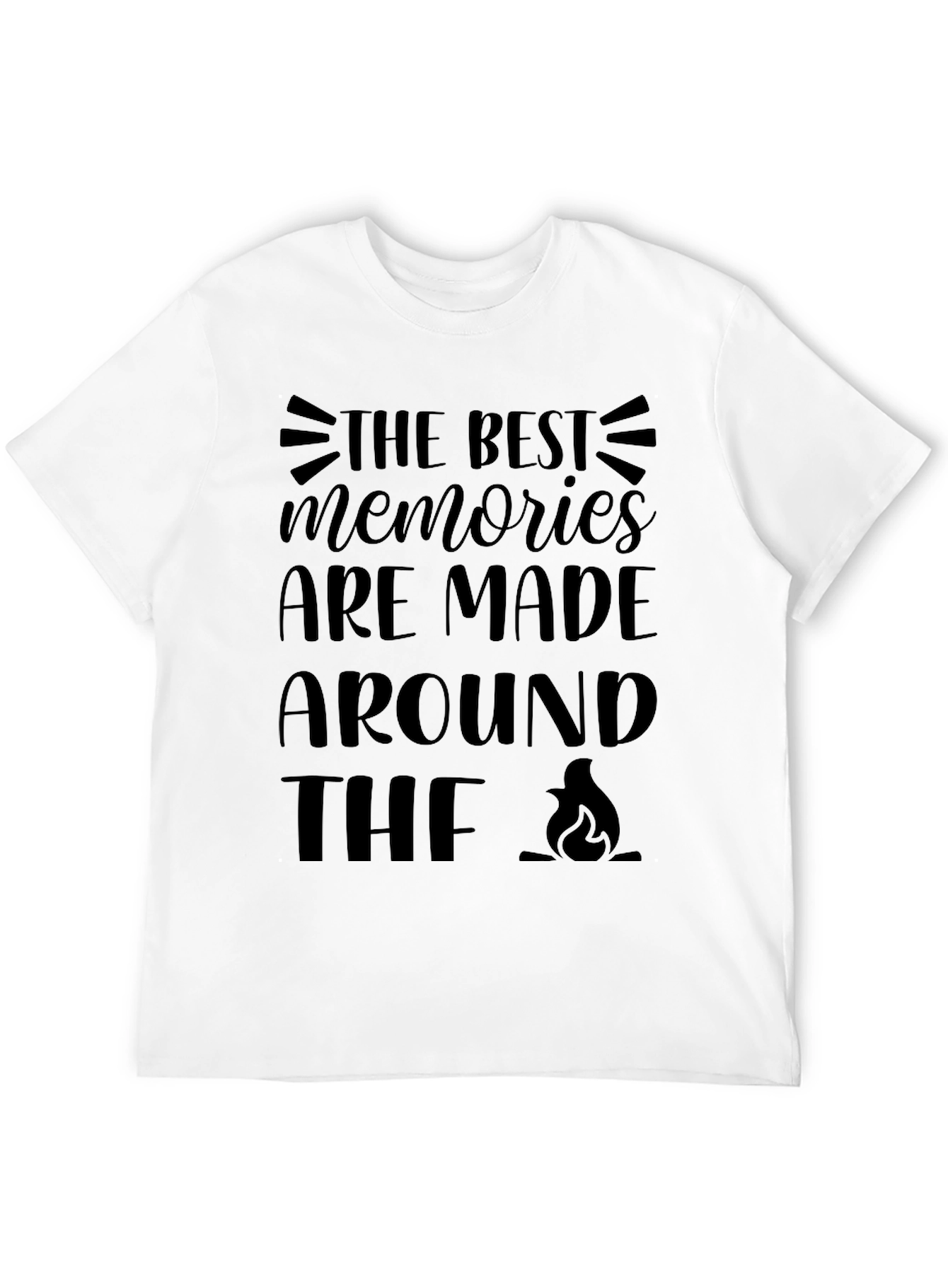 Campfire Memories Black Graphic Tee