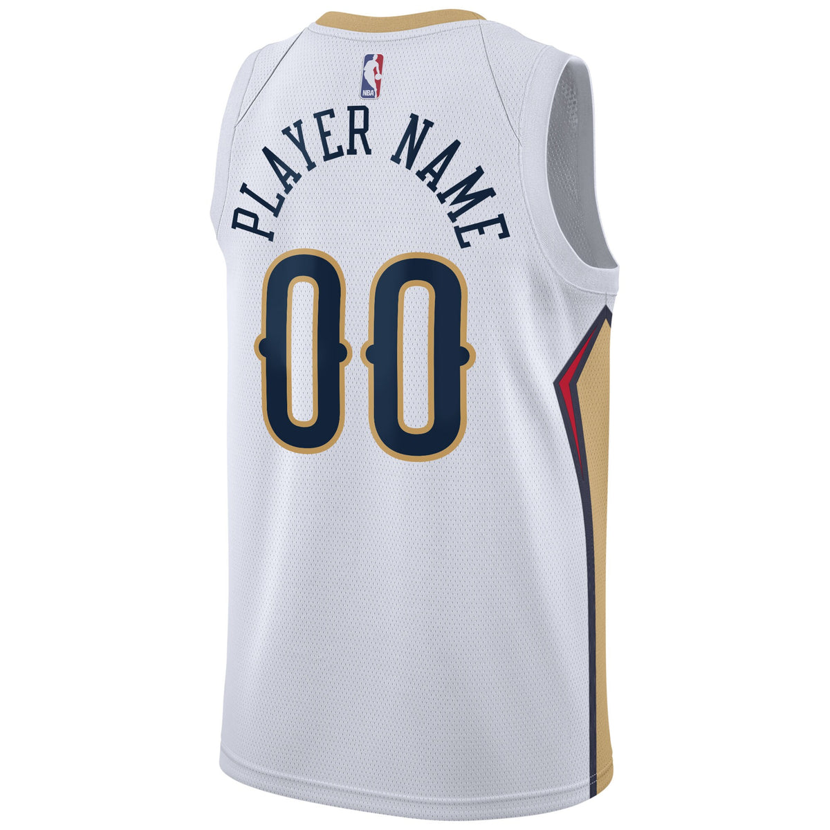 Men's New Orleans Pelicans Nike White 2020/21 Swingman Custom Jersey - Association Edition