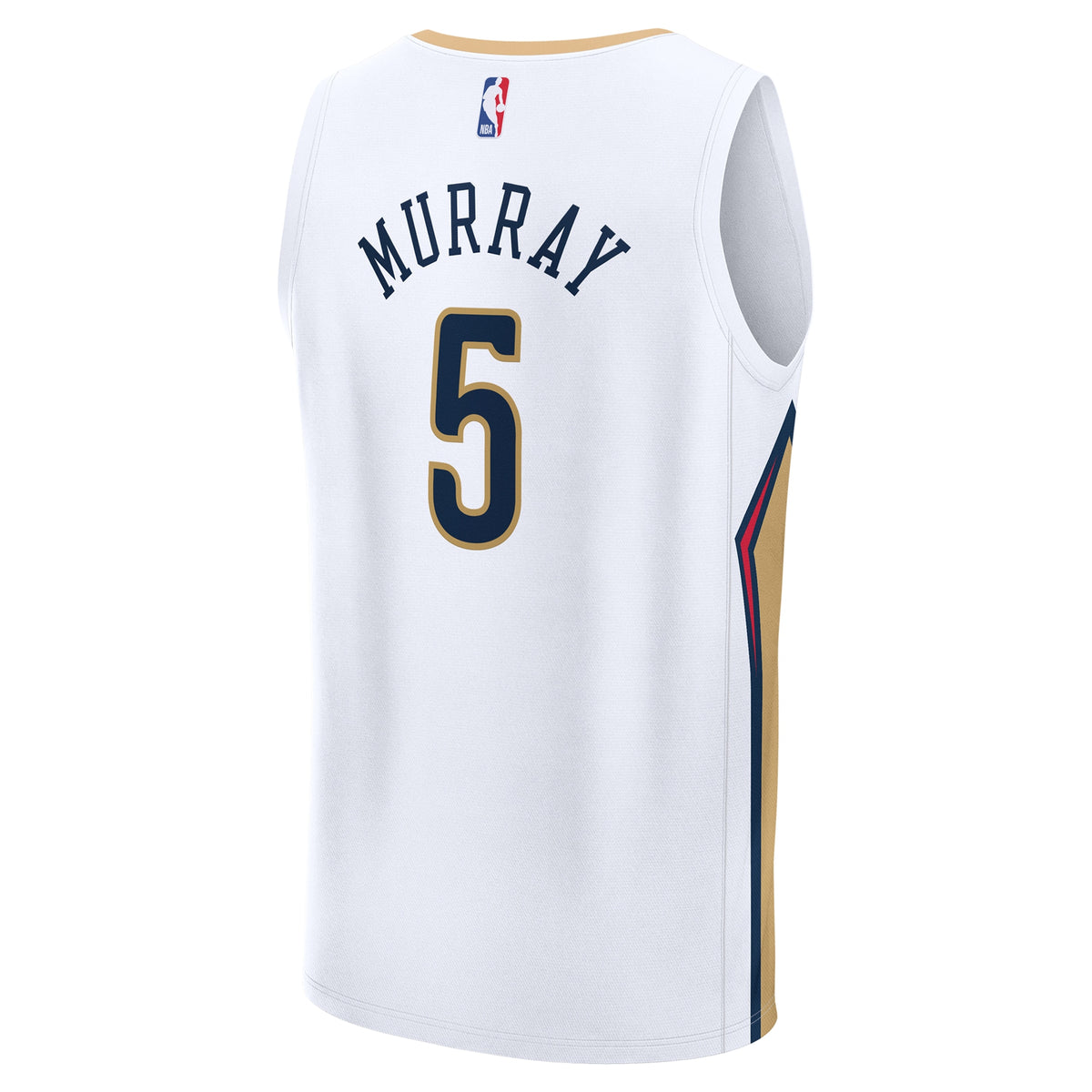 Youth New Orleans Pelicans Dejounte Murray Fanatics White Fast Break Replica Player Jersey - Association Edition