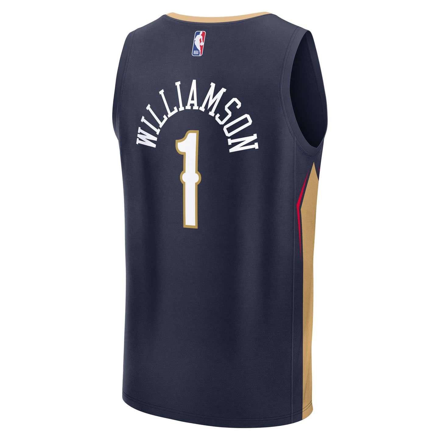Men's New Orleans Pelicans Zion Williamson Fanatics Navy Fast Break Replica Player Jersey - Icon Edition