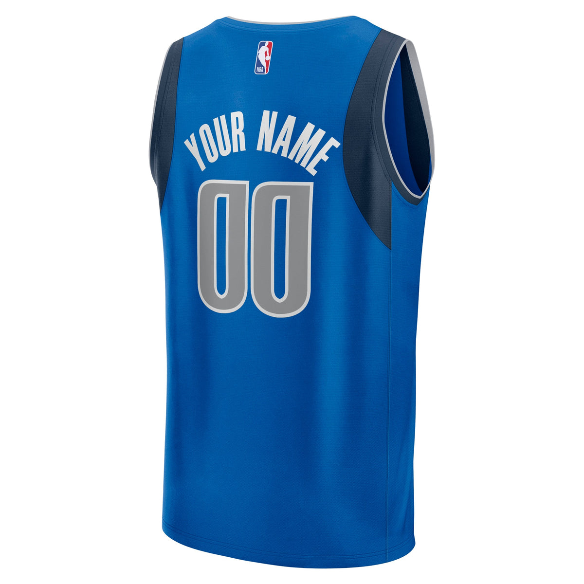 Youth Dallas Mavericks Fanatics Blue Fast Break Custom Replica Jersey - Icon Edition